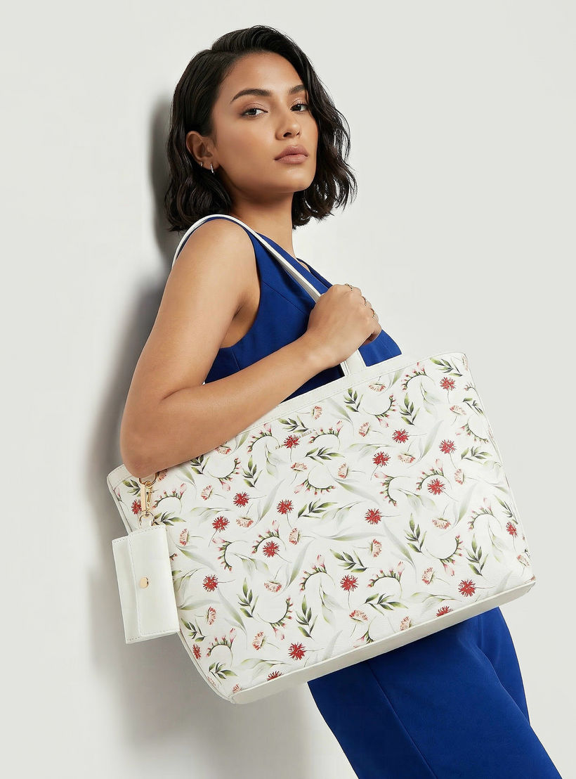 Flora Bella Printed Tote Bag with Double Handle-women-bagsandwallets-handbags-image-2
