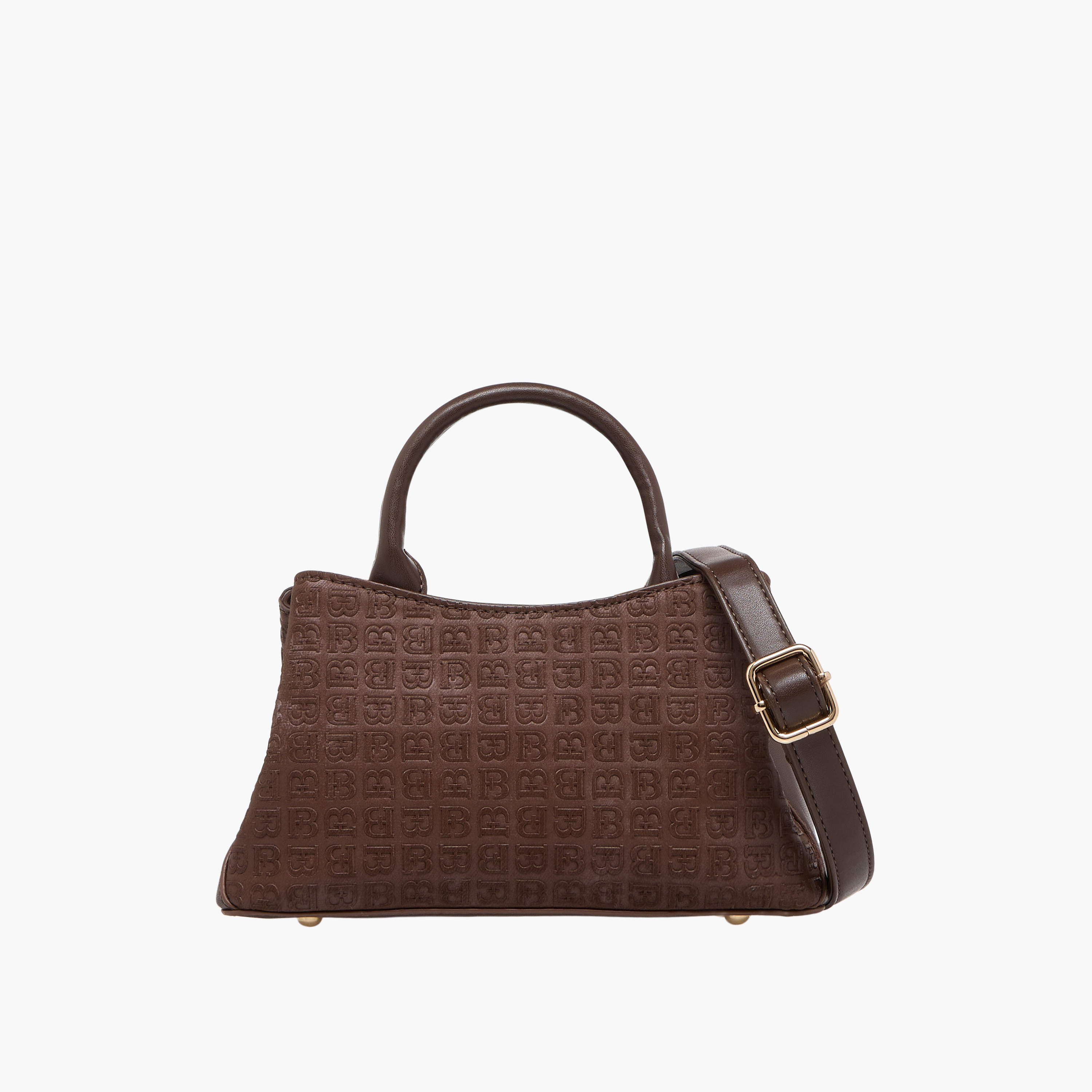 Flora Bella Monogram Embossed Tote Bag with Zip Closure-women-bagsandwallets-handbags-image-1