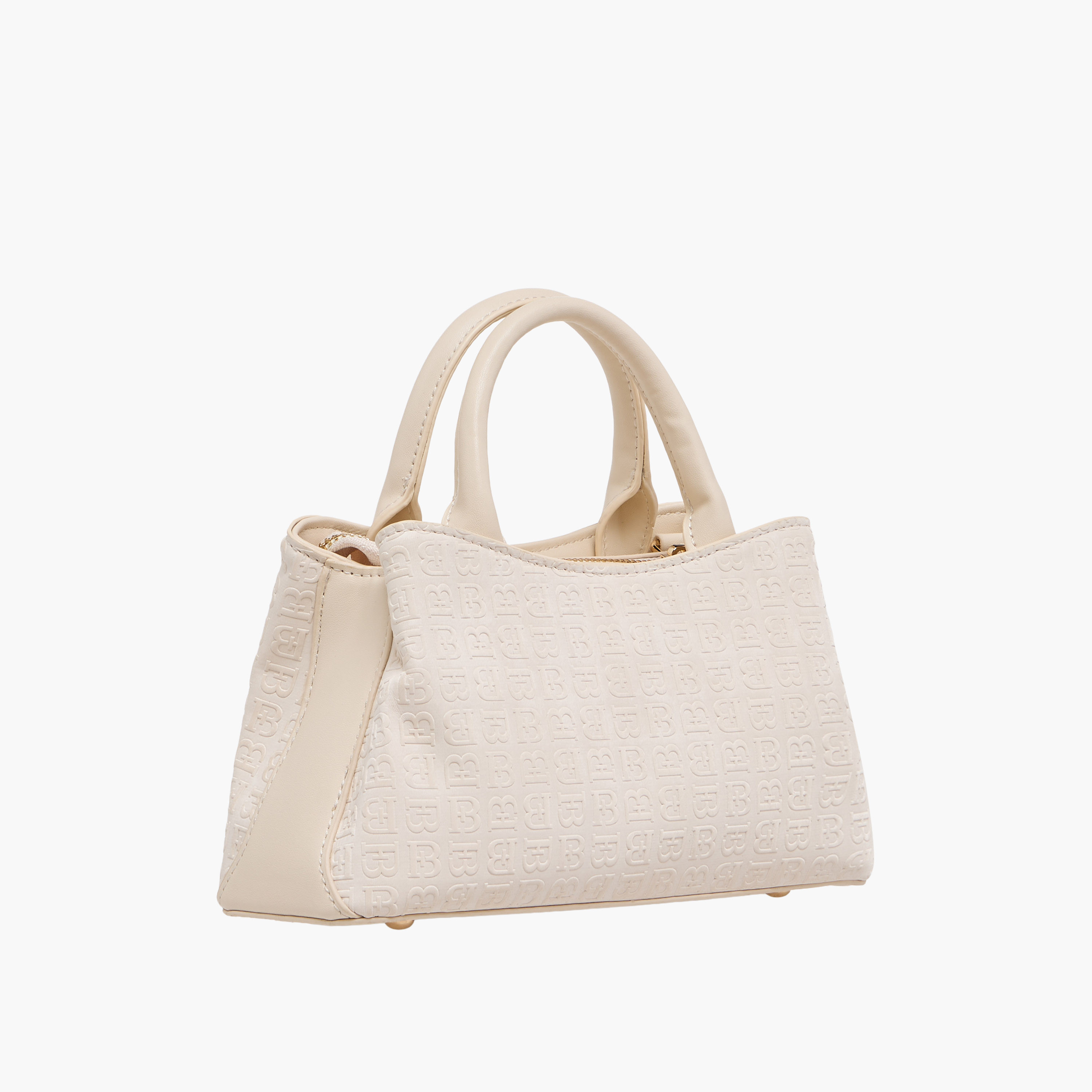 Flora Bella Monogram Embossed Tote Bag with Zip Closure-women-bagsandwallets-handbags-image-4