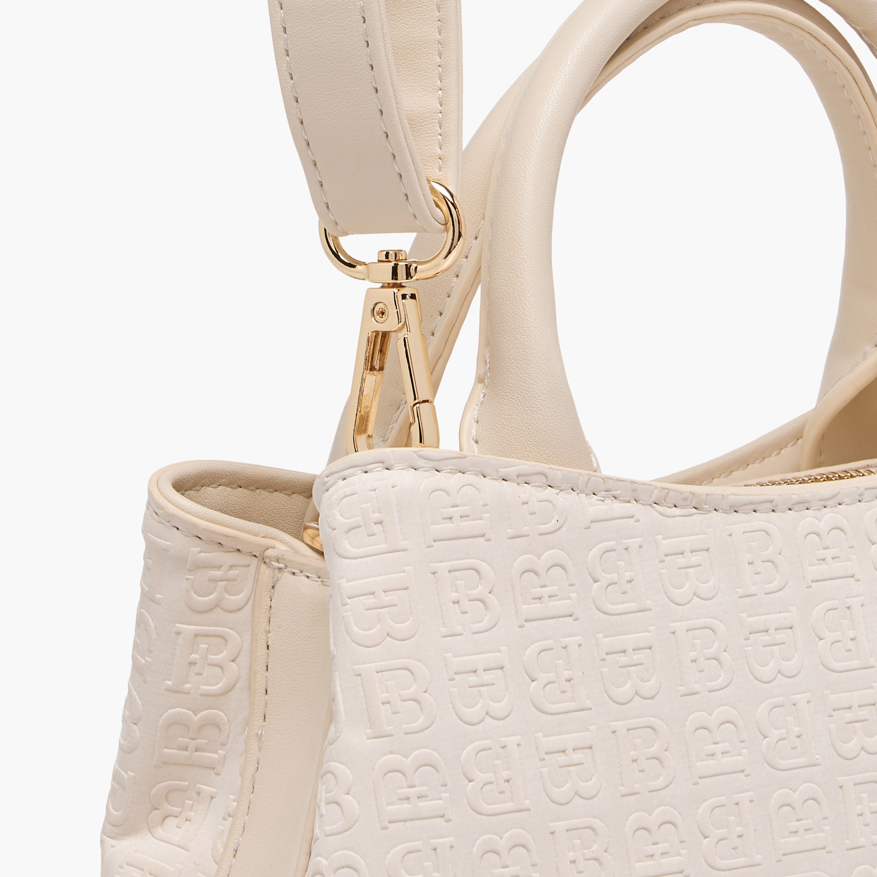 Flora Bella Monogram Embossed Tote Bag with Zip Closure-women-bagsandwallets-handbags-image-6