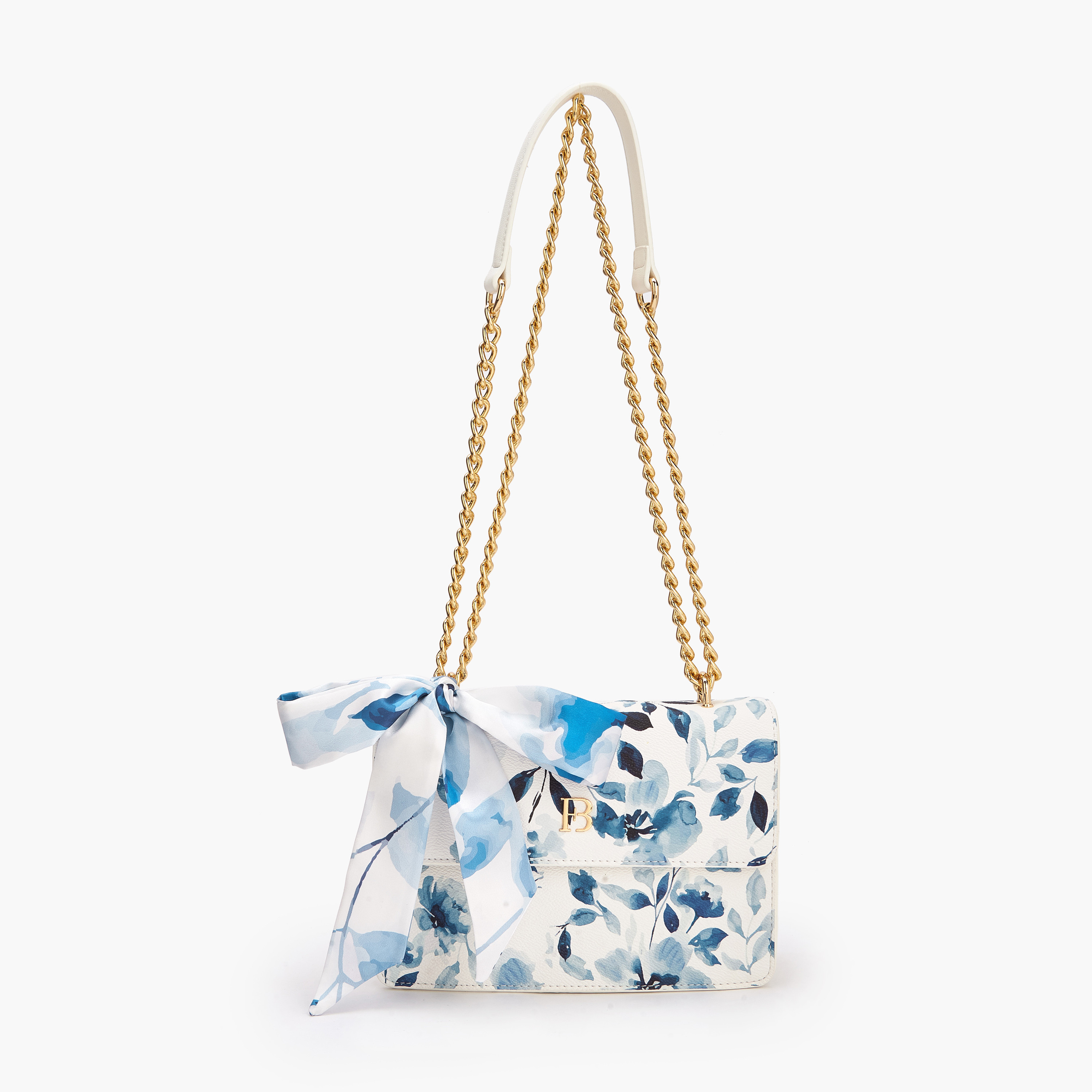 شنطة كروس بودي بطبعات أزهار وزينة وشاح من فلورا بيلا-women-bagsandwallets-handbags-image-1