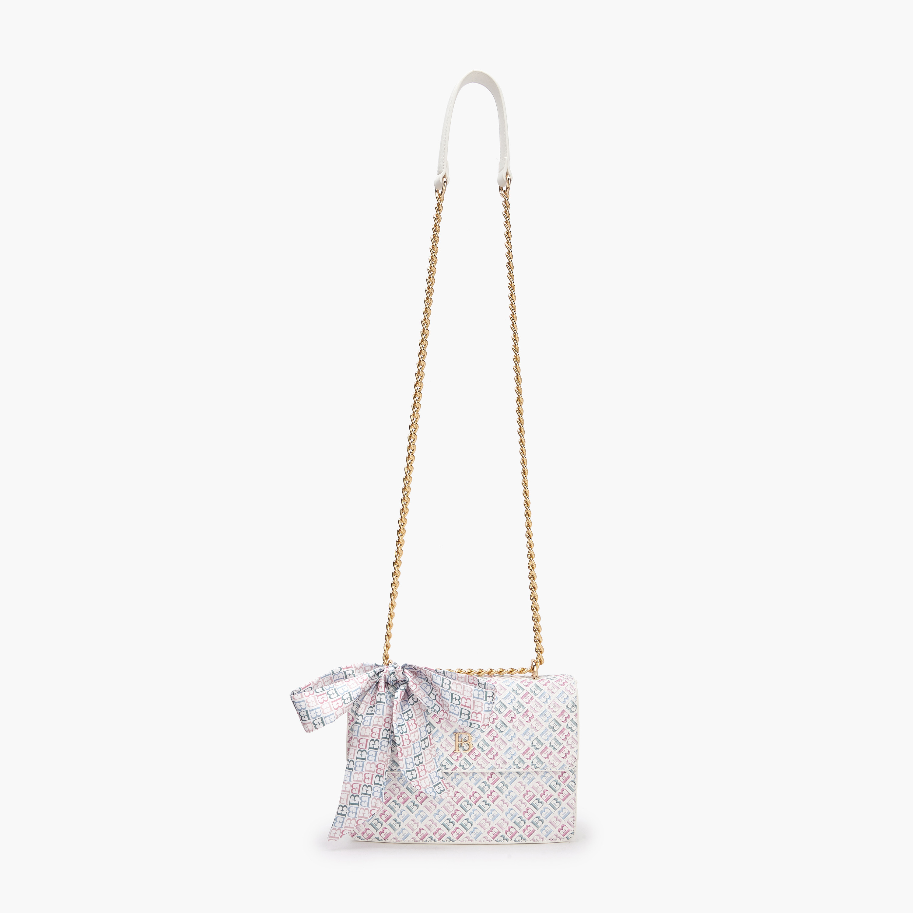 شنطة كروس بودي بطبعات مونوجرام وزينة وشاح من فلورا بيلا-women-bagsandwallets-handbags-image-7