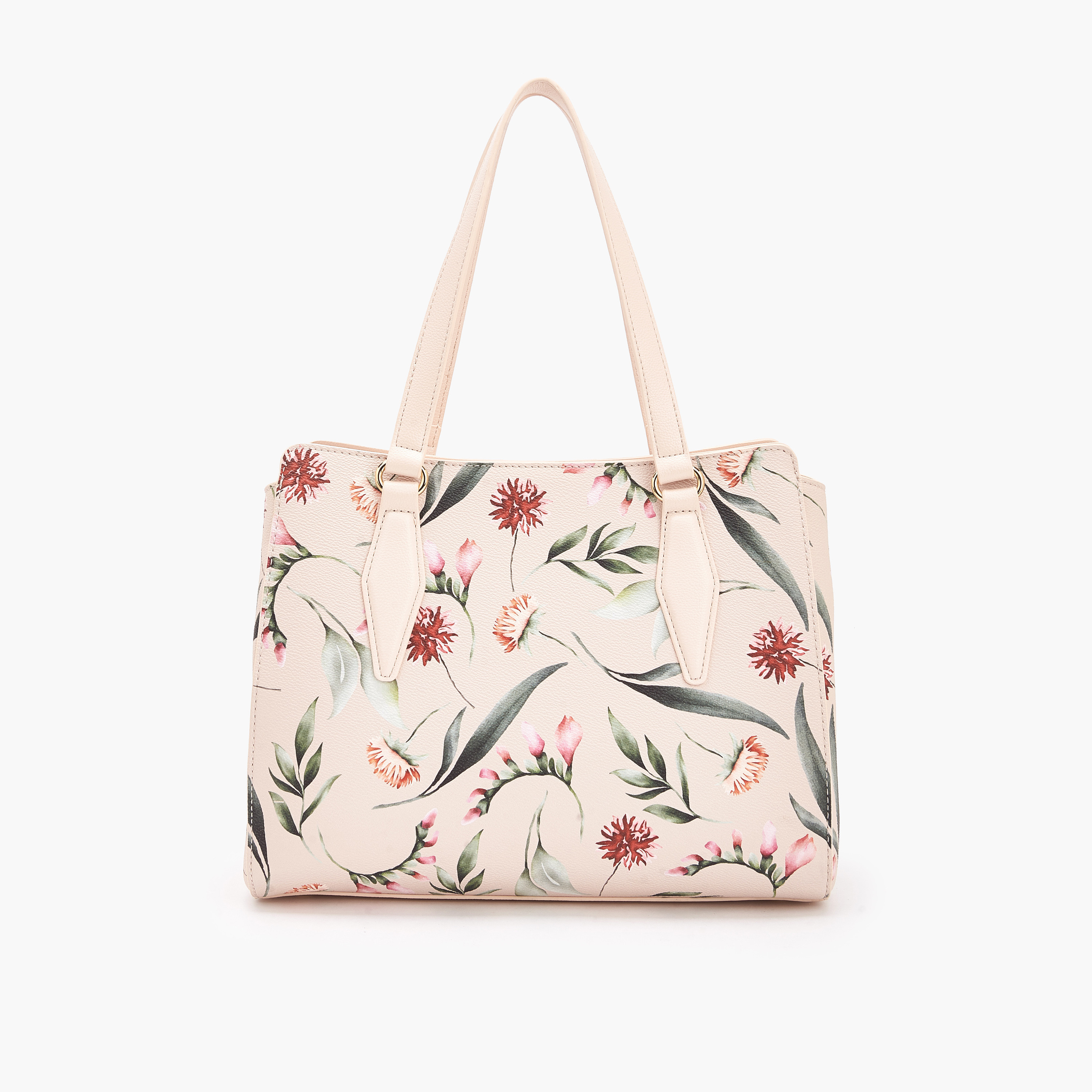 شنطة كروس بودي بطبعات وبمقبض مزدوج من فلورا بيلا-women-bagsandwallets-handbags-image-1