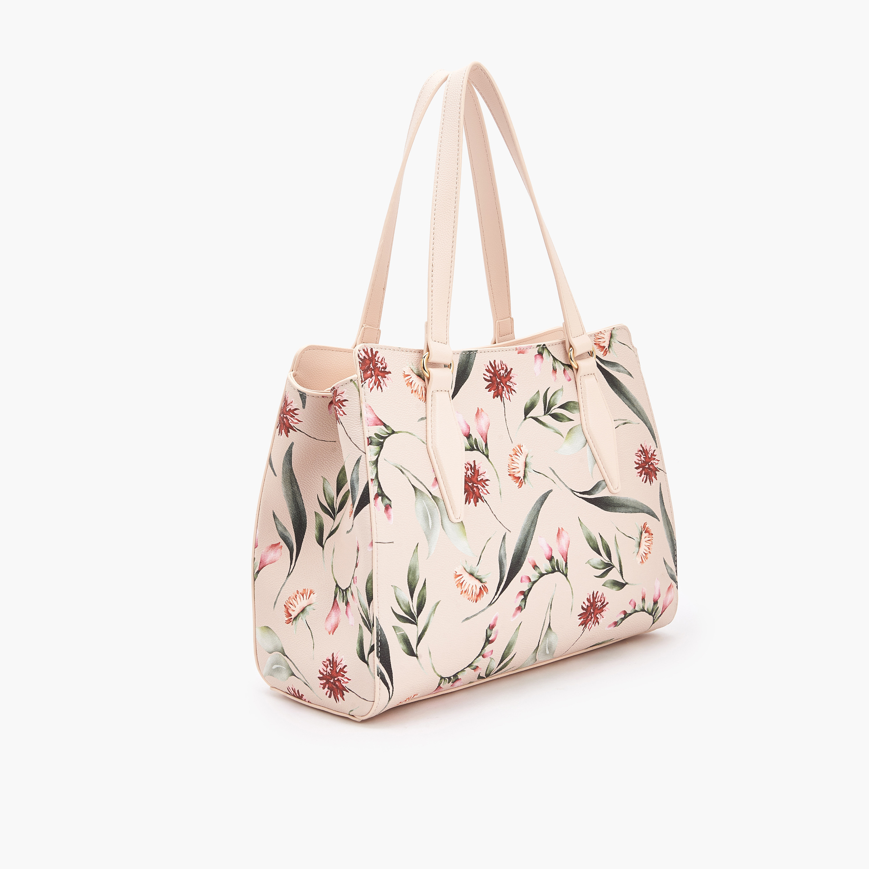 شنطة كروس بودي بطبعات وبمقبض مزدوج من فلورا بيلا-women-bagsandwallets-handbags-image-3