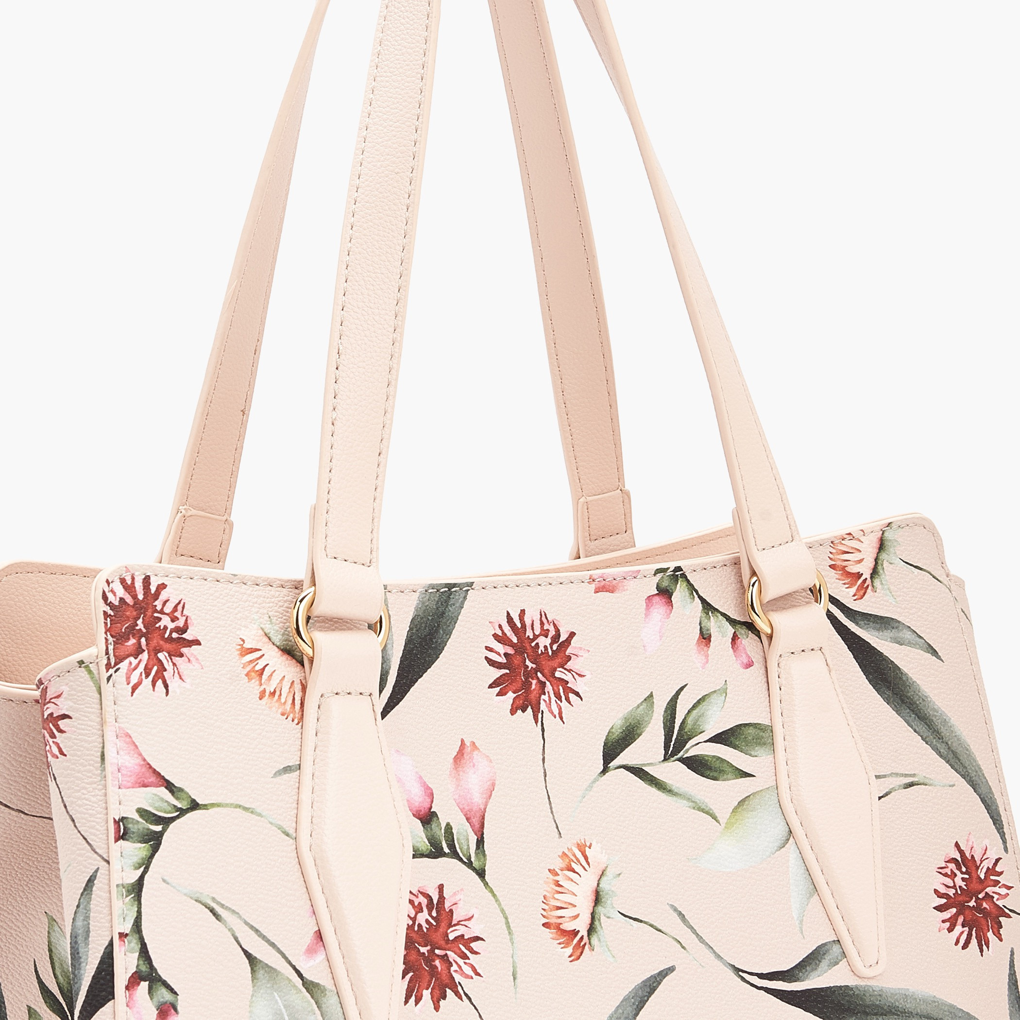 شنطة كروس بودي بطبعات وبمقبض مزدوج من فلورا بيلا-women-bagsandwallets-handbags-image-4
