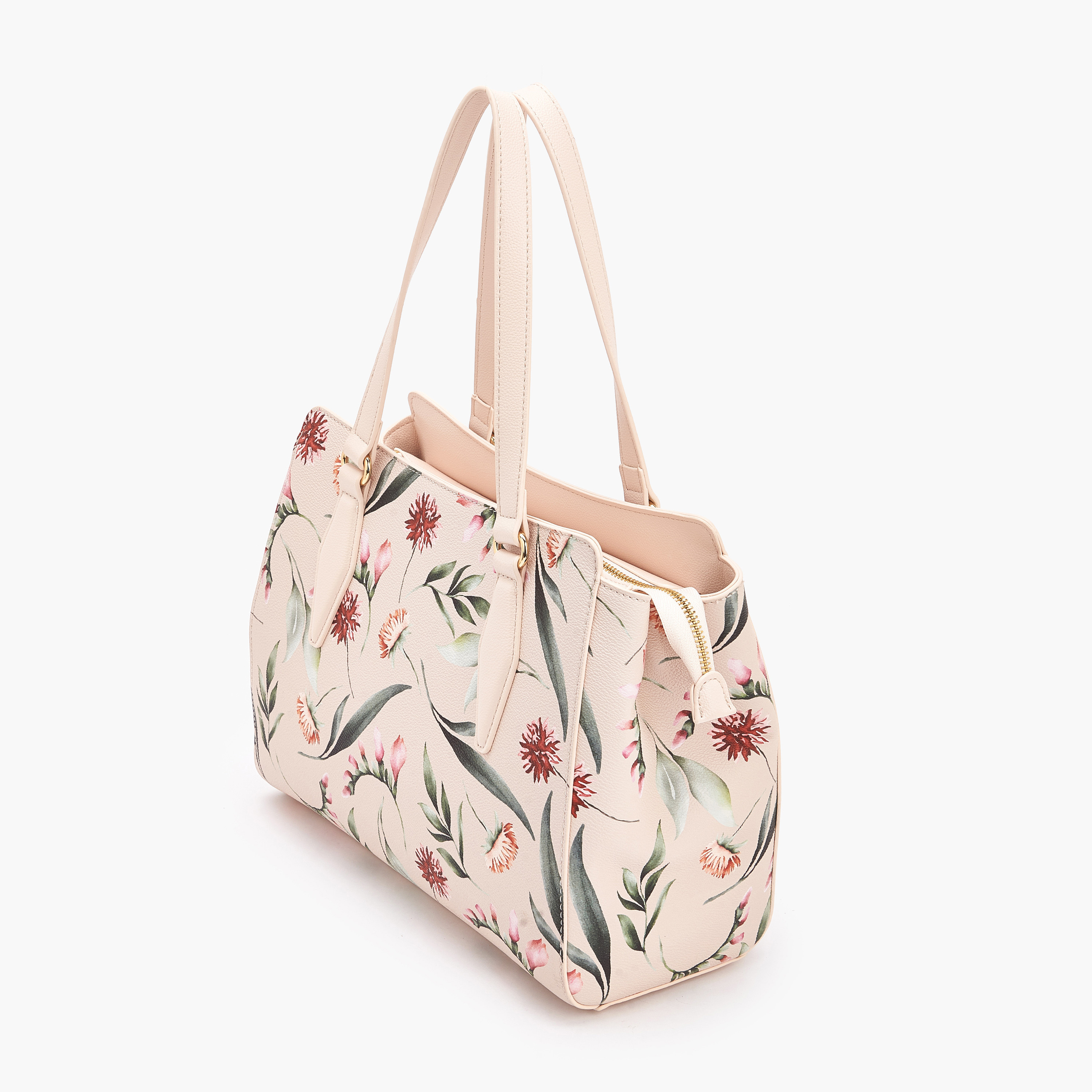 شنطة كروس بودي بطبعات وبمقبض مزدوج من فلورا بيلا-women-bagsandwallets-handbags-image-6