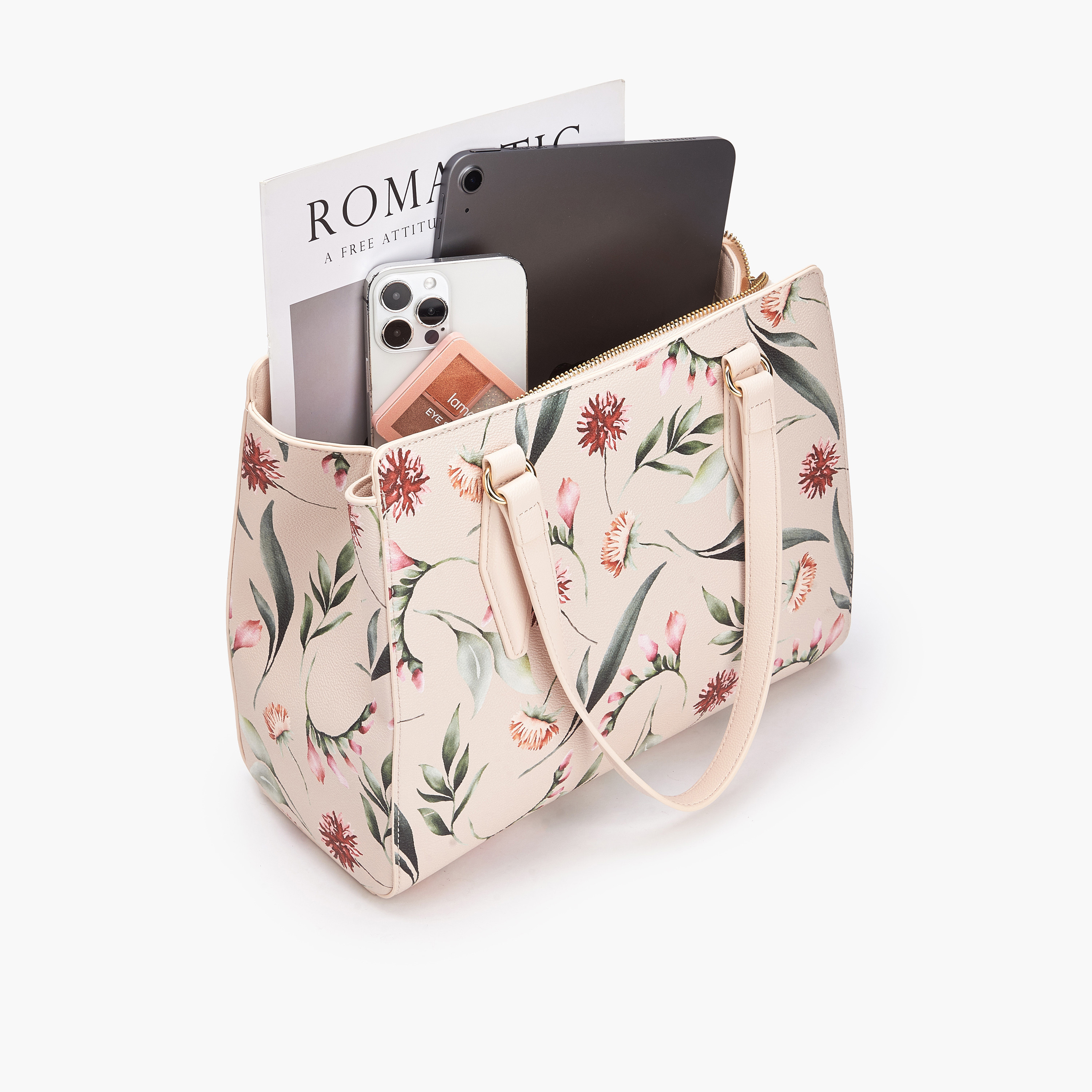 شنطة كروس بودي بطبعات وبمقبض مزدوج من فلورا بيلا-women-bagsandwallets-handbags-image-8