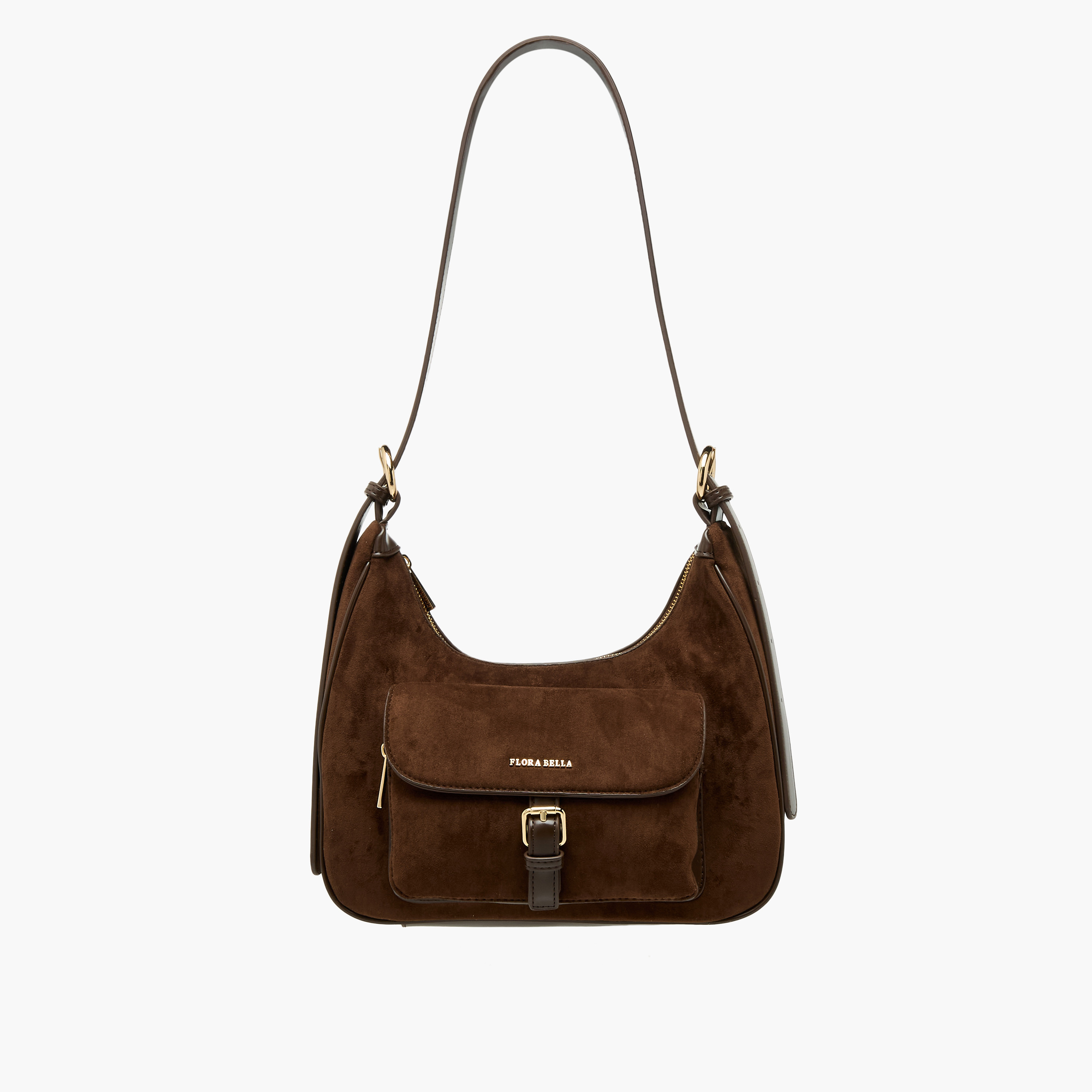 Flora Bella Solid Shoulder Bag with Adjustable Strap-women-bagsandwallets-handbags-image-1