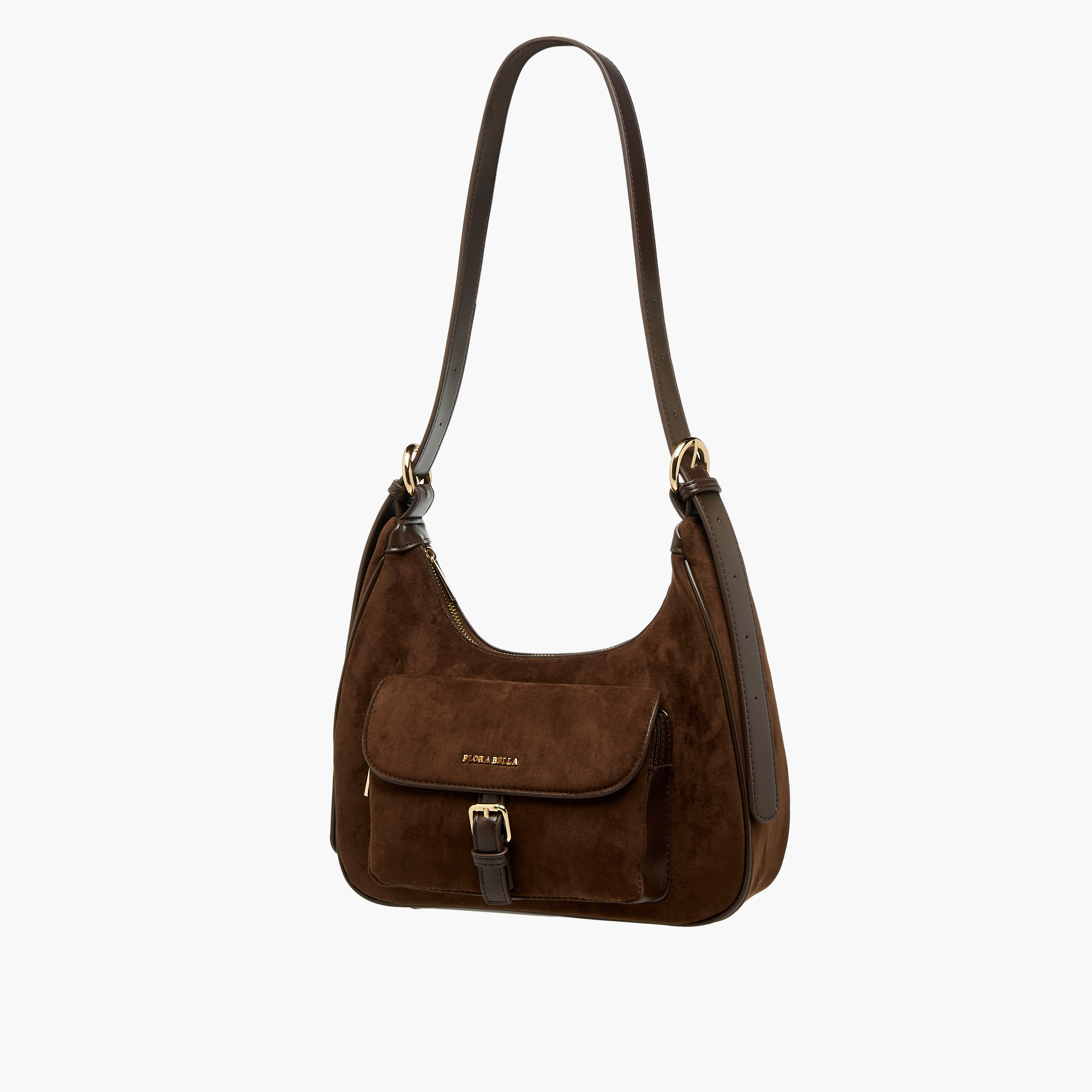 Flora Bella Solid Shoulder Bag with Adjustable Strap-women-bagsandwallets-handbags-image-3