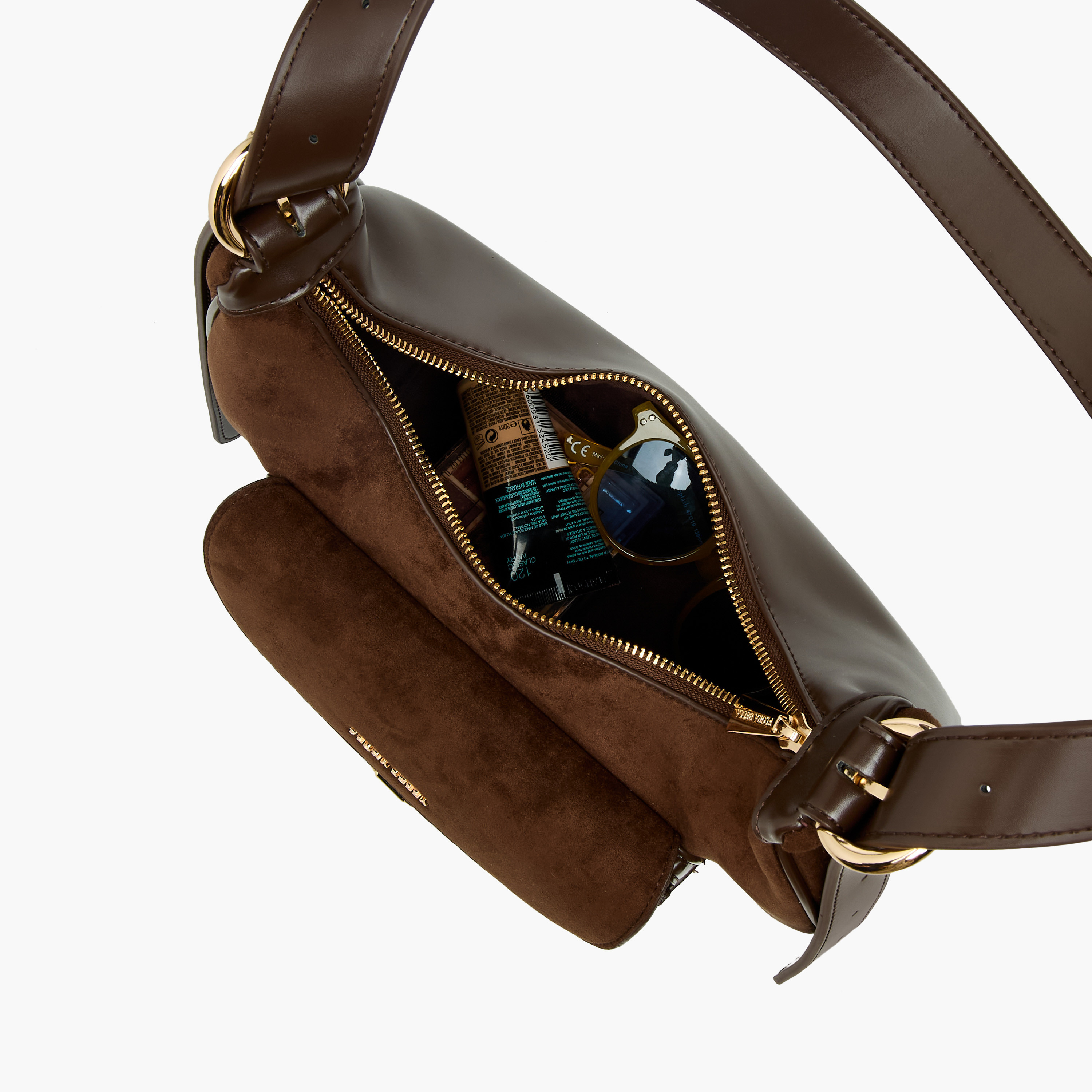Flora Bella Solid Shoulder Bag with Adjustable Strap-women-bagsandwallets-handbags-image-9