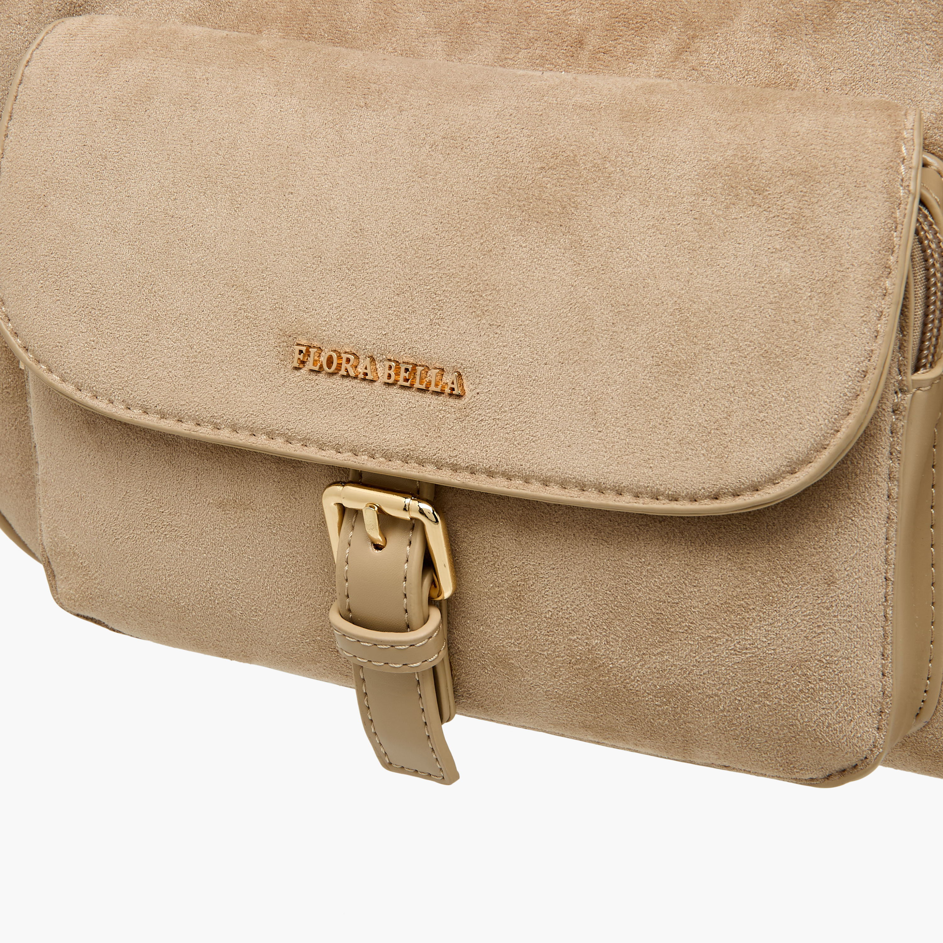 شنطة كتف سادة بحزام قابل للتعديل من فلورا بيلا-women-bagsandwallets-handbags-image-4