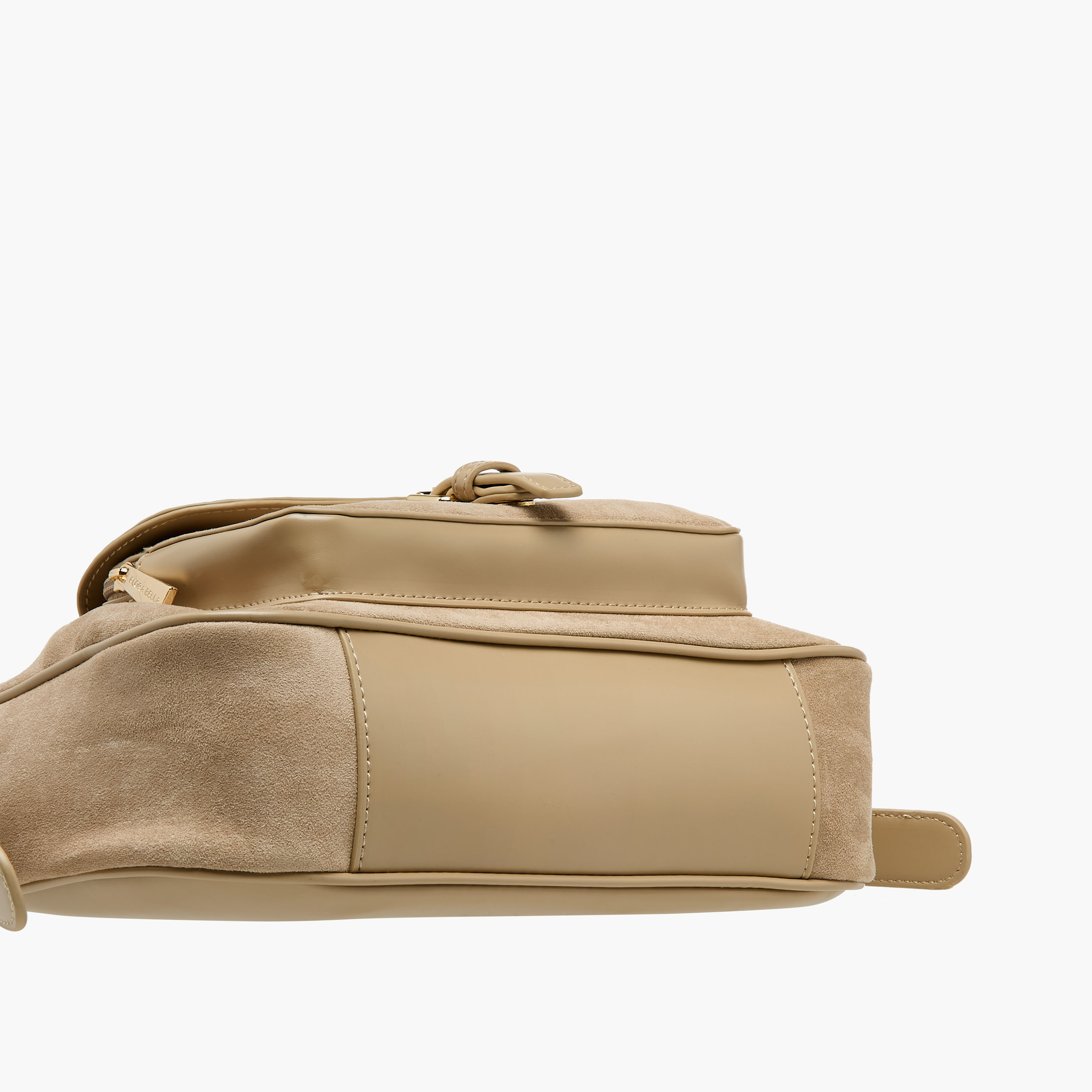 شنطة كتف سادة بحزام قابل للتعديل من فلورا بيلا-women-bagsandwallets-handbags-image-6