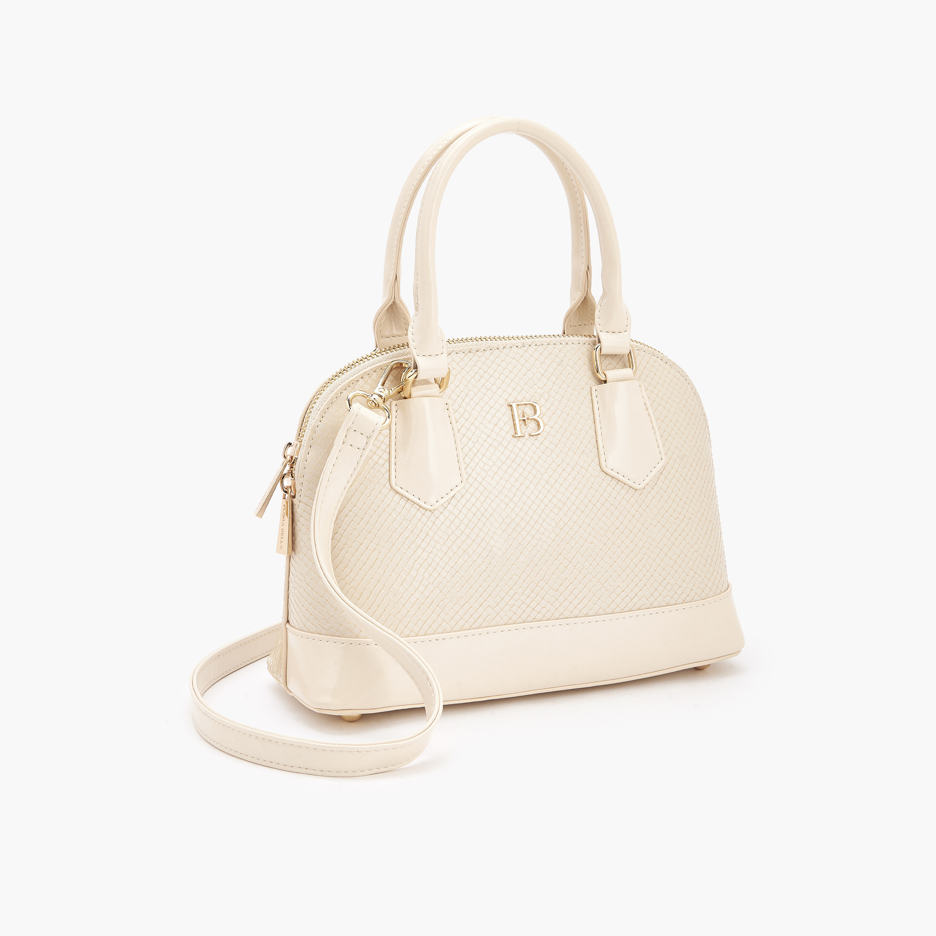 شنطة بارزة الملمس بتصميم قبة وحزام قابل للفصل من فلورا بيلا-women-bagsandwallets-handbags-image-4