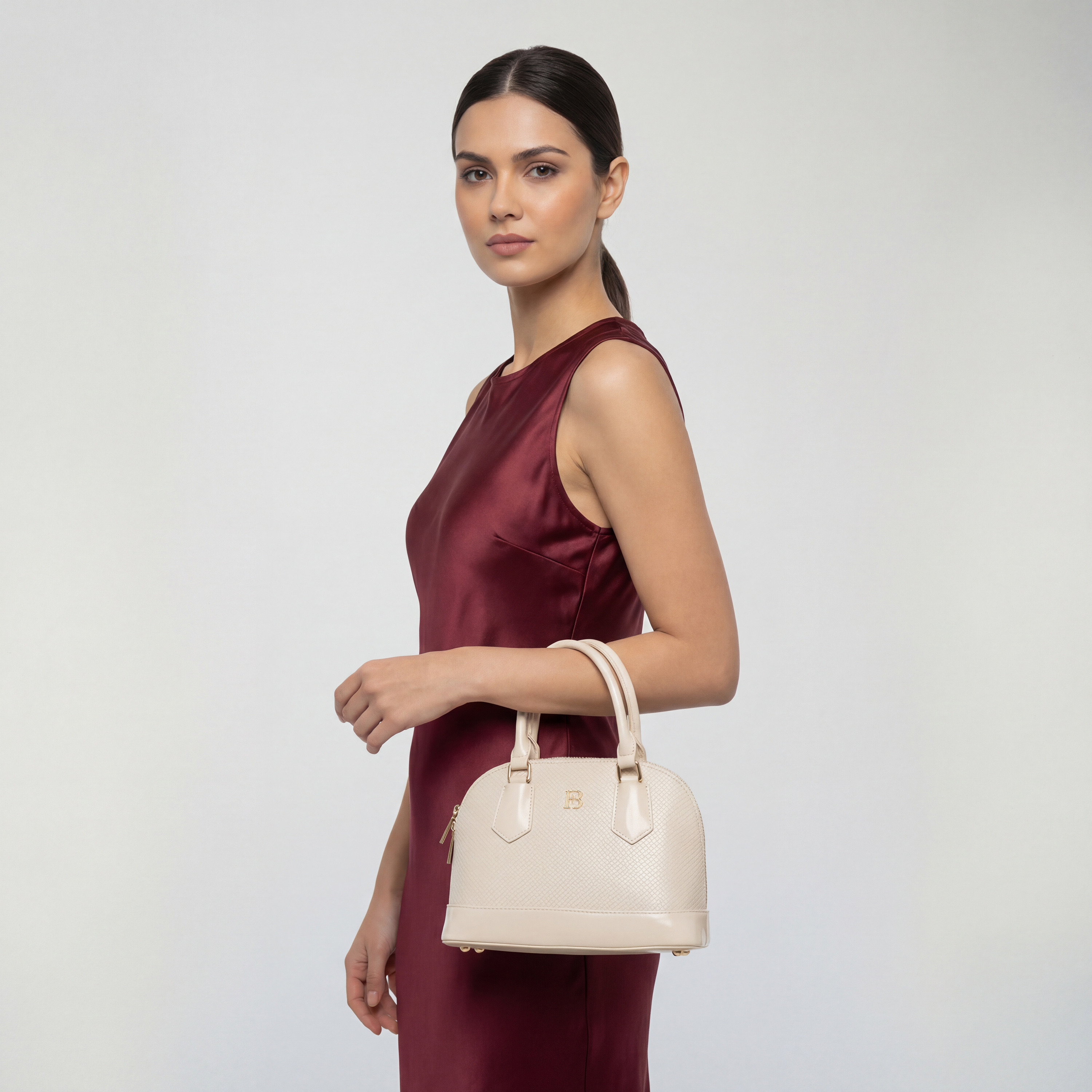 شنطة بارزة الملمس بتصميم قبة وحزام قابل للفصل من فلورا بيلا-women-bagsandwallets-handbags-image-2