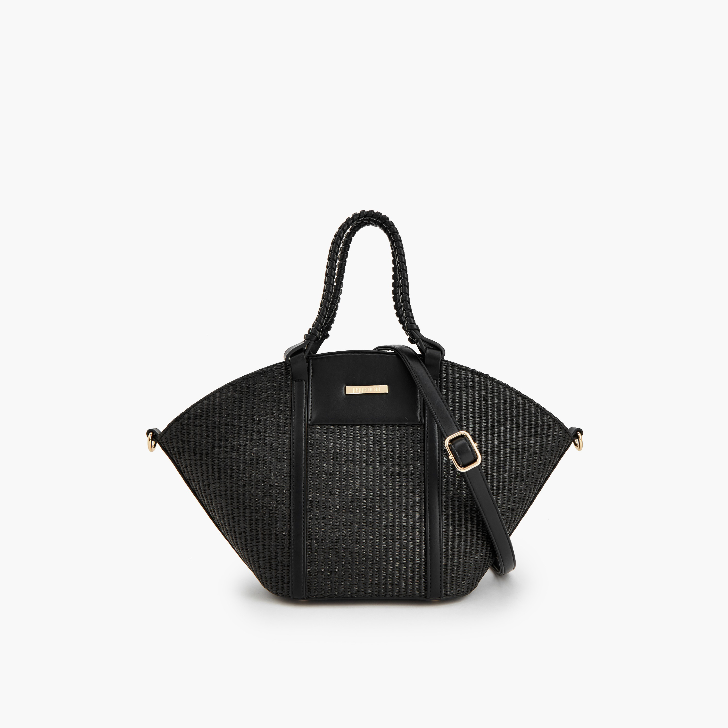 شنطة توتي بارزة الملمس بمقابض مزدوجة من بيبرمينت-women-bagsandwallets-handbags-image-1