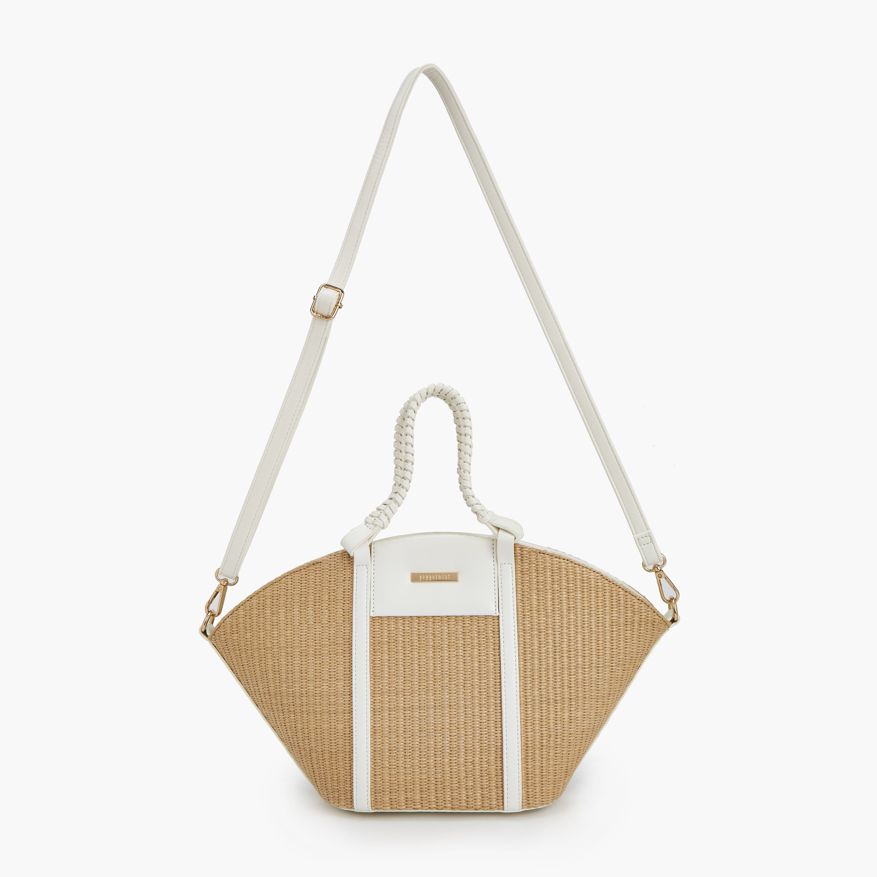 شنطة توتي بارزة الملمس بمقابض مزدوجة من بيبرمينت-women-bagsandwallets-handbags-image-2