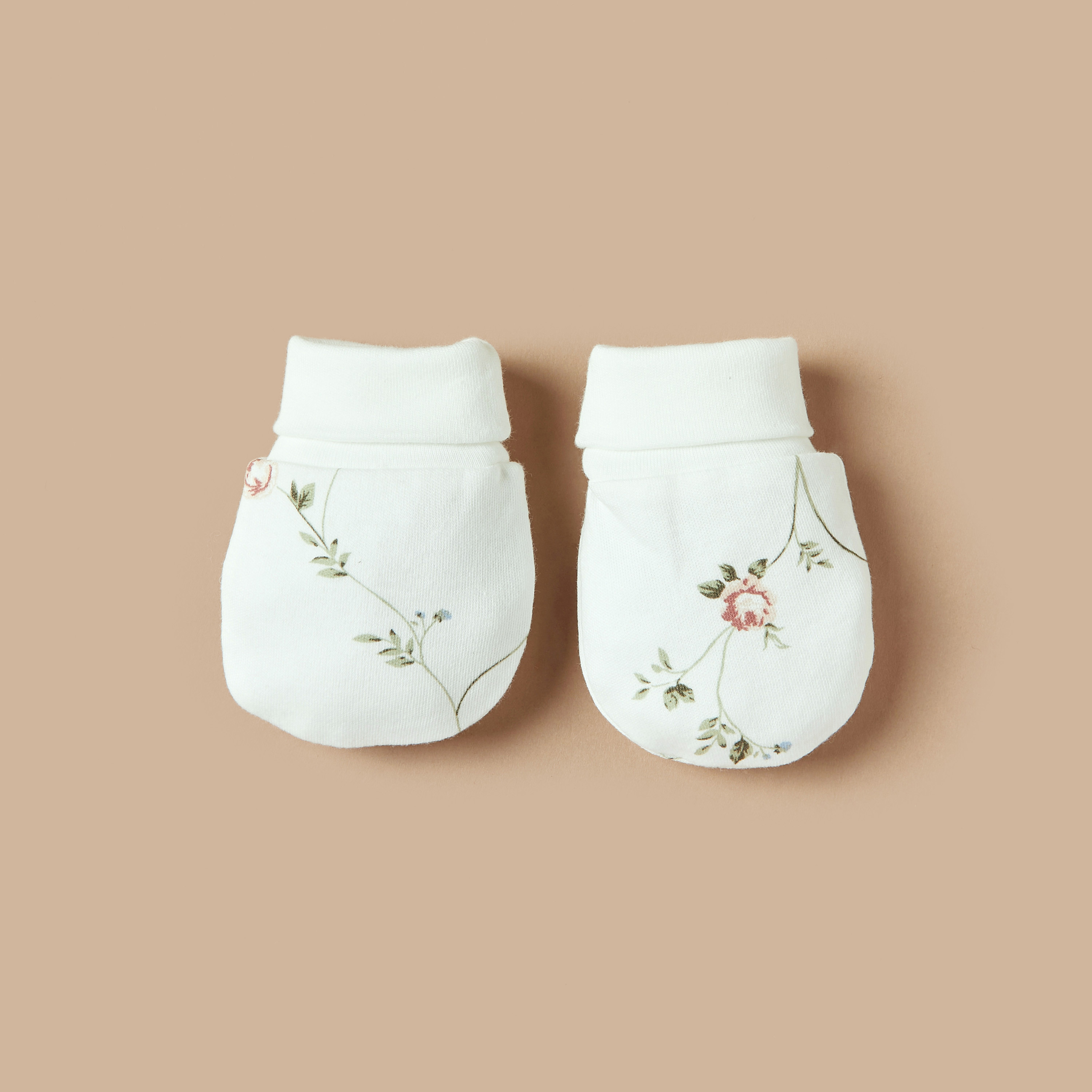 Juniors All-Over Floral Print Mittens-baby-girls-accessories-mittens-image-1