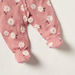 Juniors All Over Floral Print Sleepsuit with Long Sleeves-Sleepsuits-thumbnail-2