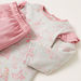 Juniors Floral Print Top and Solid Pyjama Set-Pyjama Sets-thumbnail-3