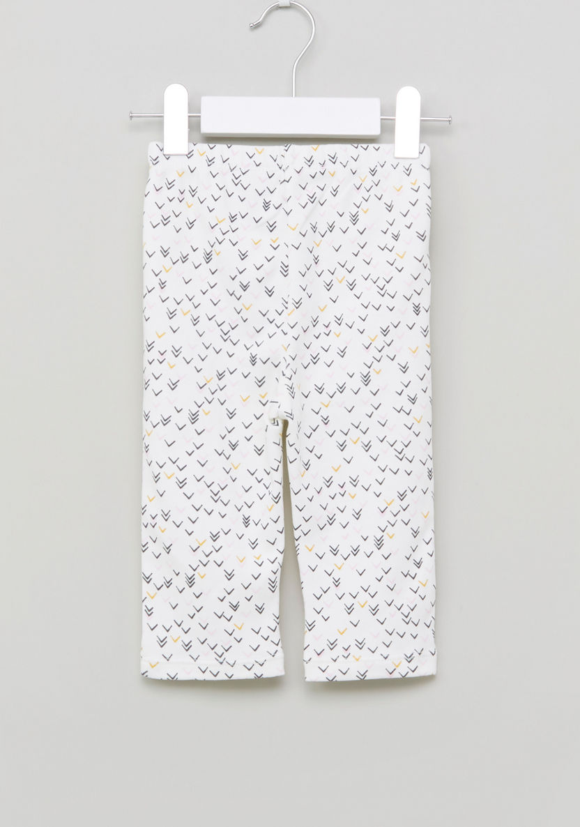 Juniors Printed T-shirt and Pyjama Set-Pyjama Sets-image-6