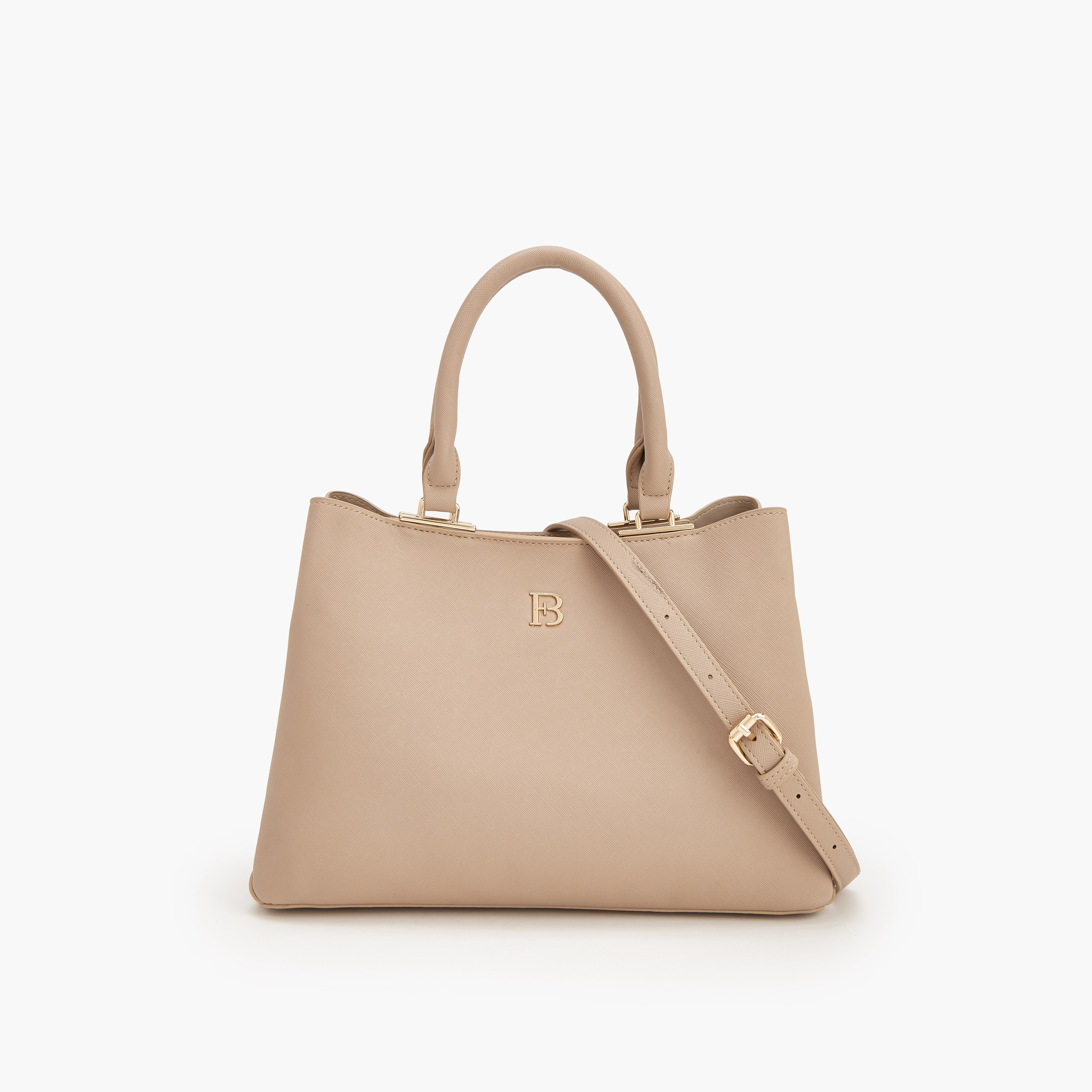 Flora Bella Solid Tote Bag with Detachable Strap-women-bagsandwallets-handbags-image-1