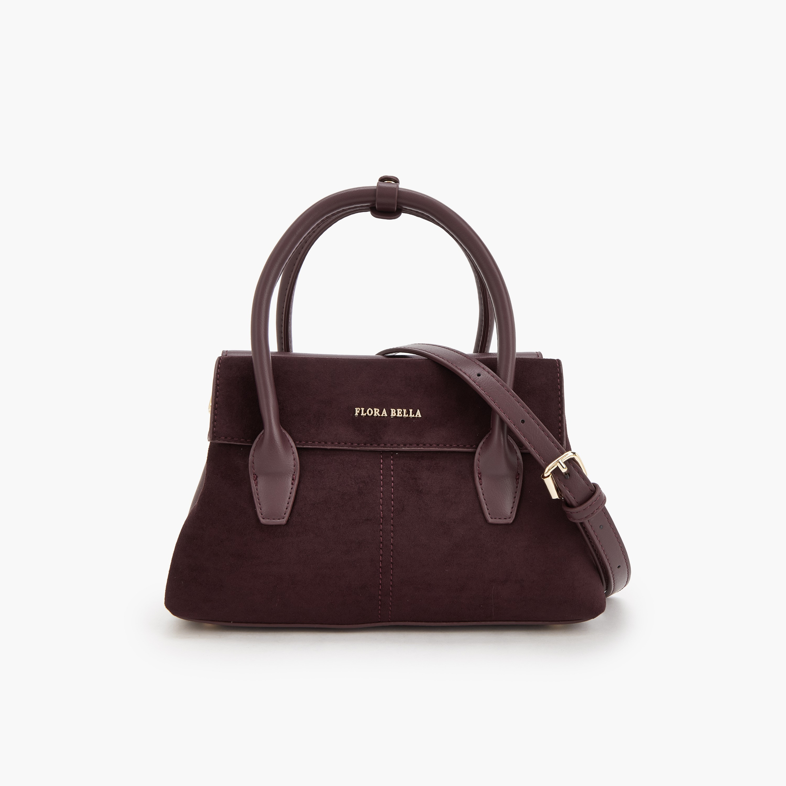 شنطة كروس بودي بارزة الملمس بحزام قابل للفصل من فلورا بيلا-women-bagsandwallets-handbags-image-1