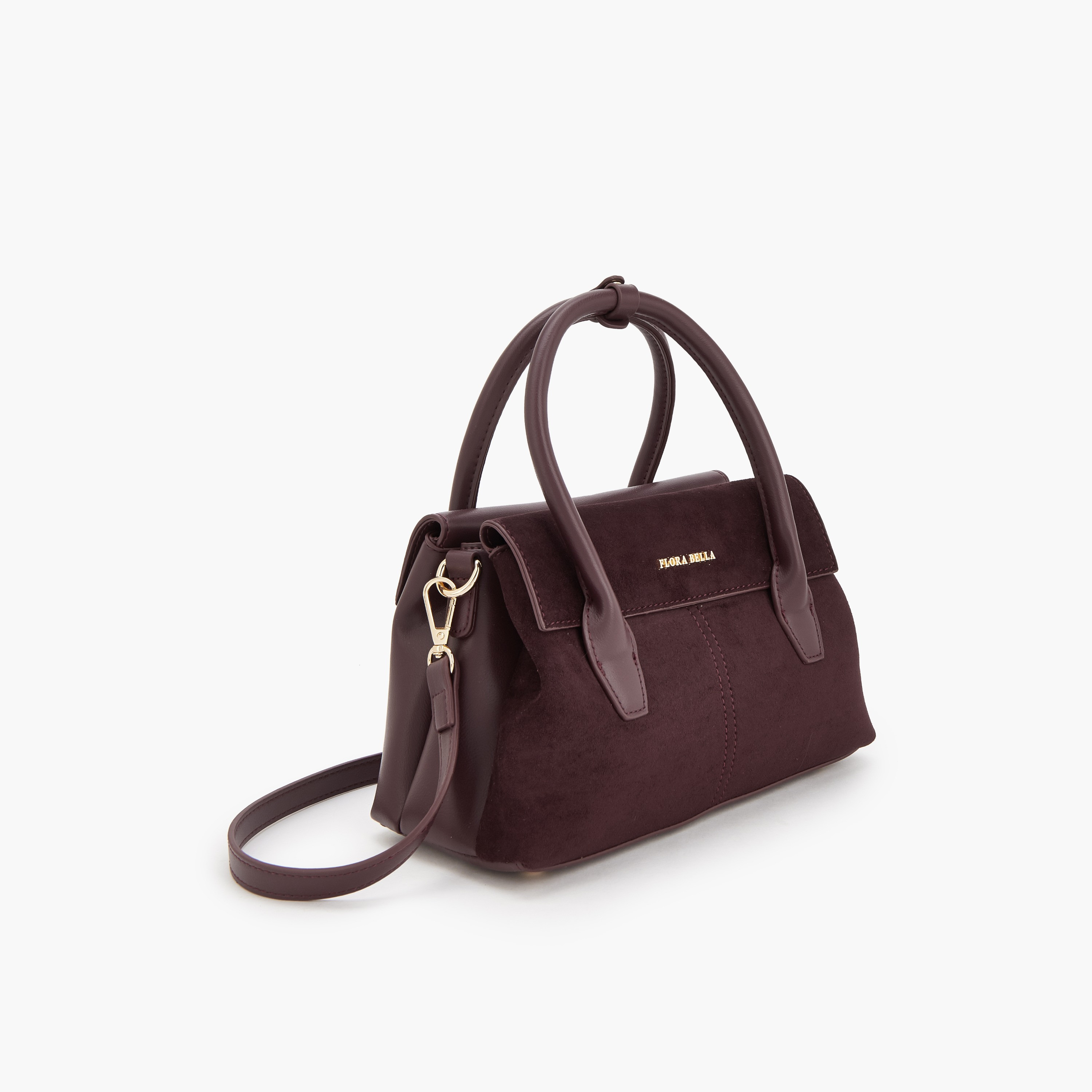 شنطة كروس بودي بارزة الملمس بحزام قابل للفصل من فلورا بيلا-women-bagsandwallets-handbags-image-3