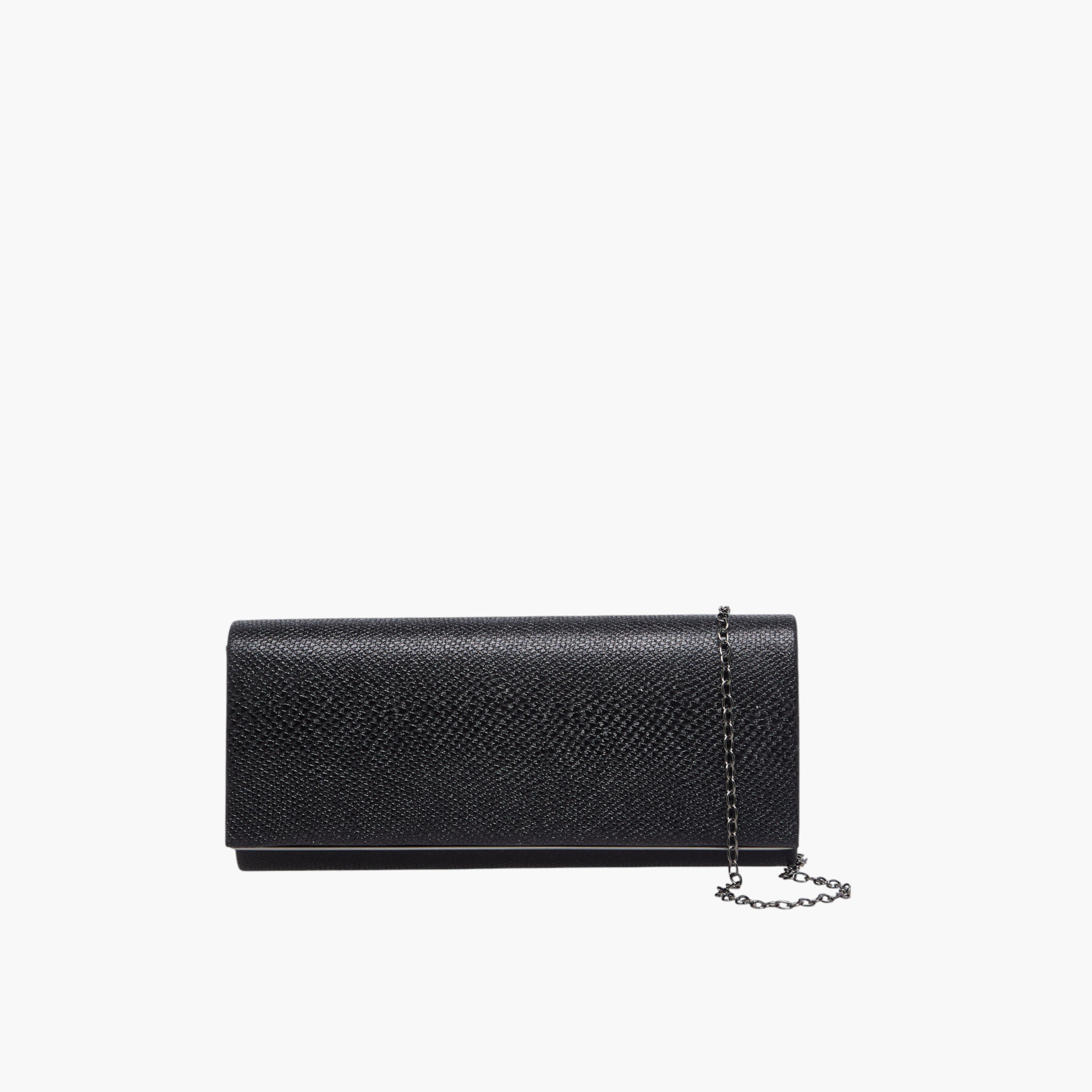 شنطة كلاتش بارزة الملمس بحزام سلسلة قابل للفصل من فلورا بيلا-women-bagsandwallets-handbags-image-1