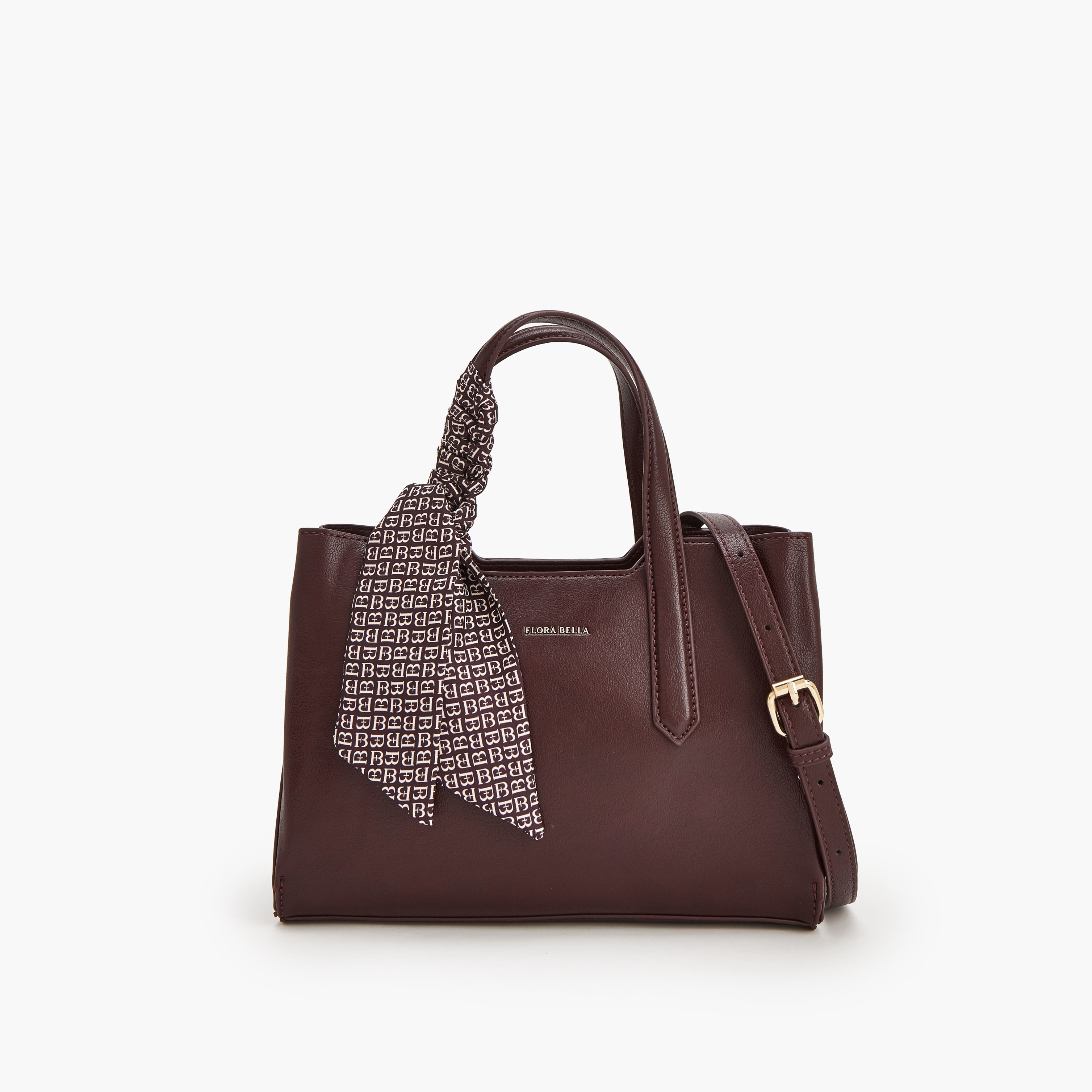 شنطة توتي بوشاح وحزام قابل للفصل من فلورا بيلا-women-bagsandwallets-handbags-image-1