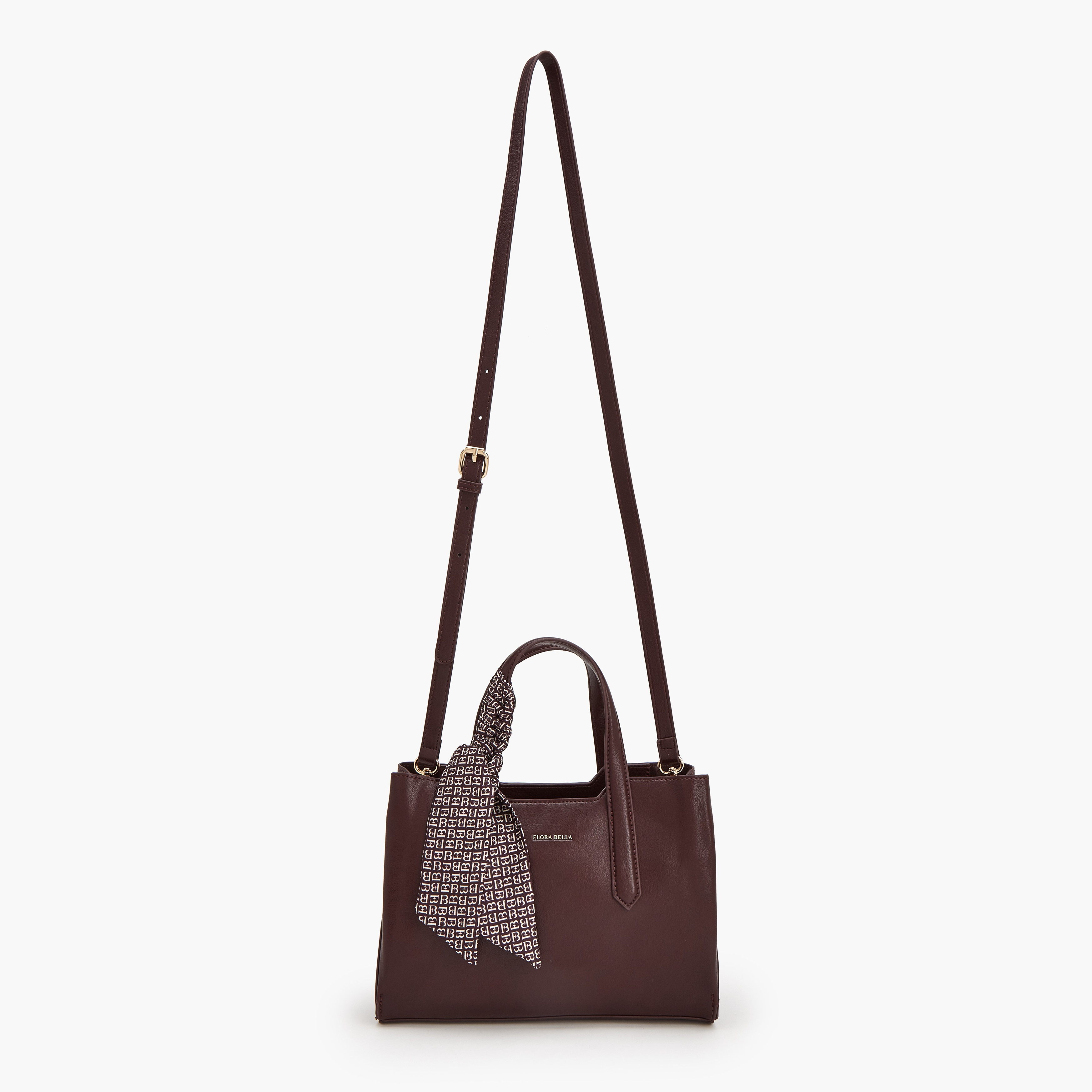 شنطة توتي بوشاح وحزام قابل للفصل من فلورا بيلا-women-bagsandwallets-handbags-image-2