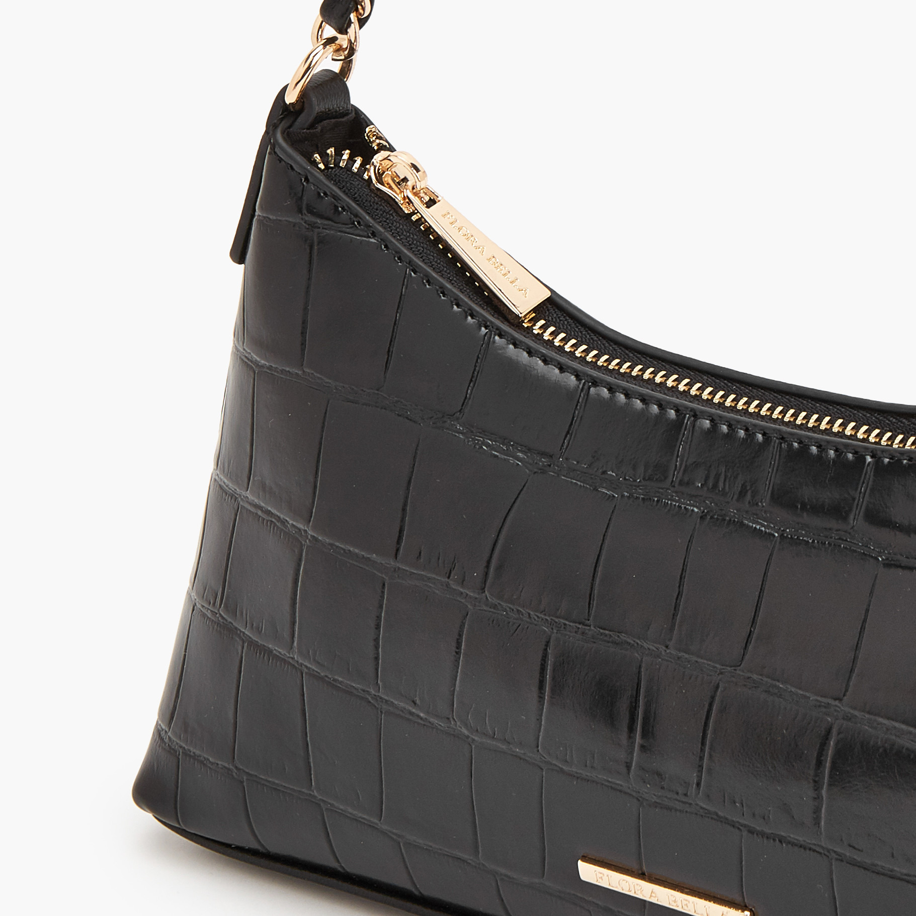 شنطة كتف بارزة الملمس بحزام سلسلة من فلورا بيلا-women-bagsandwallets-handbags-image-4
