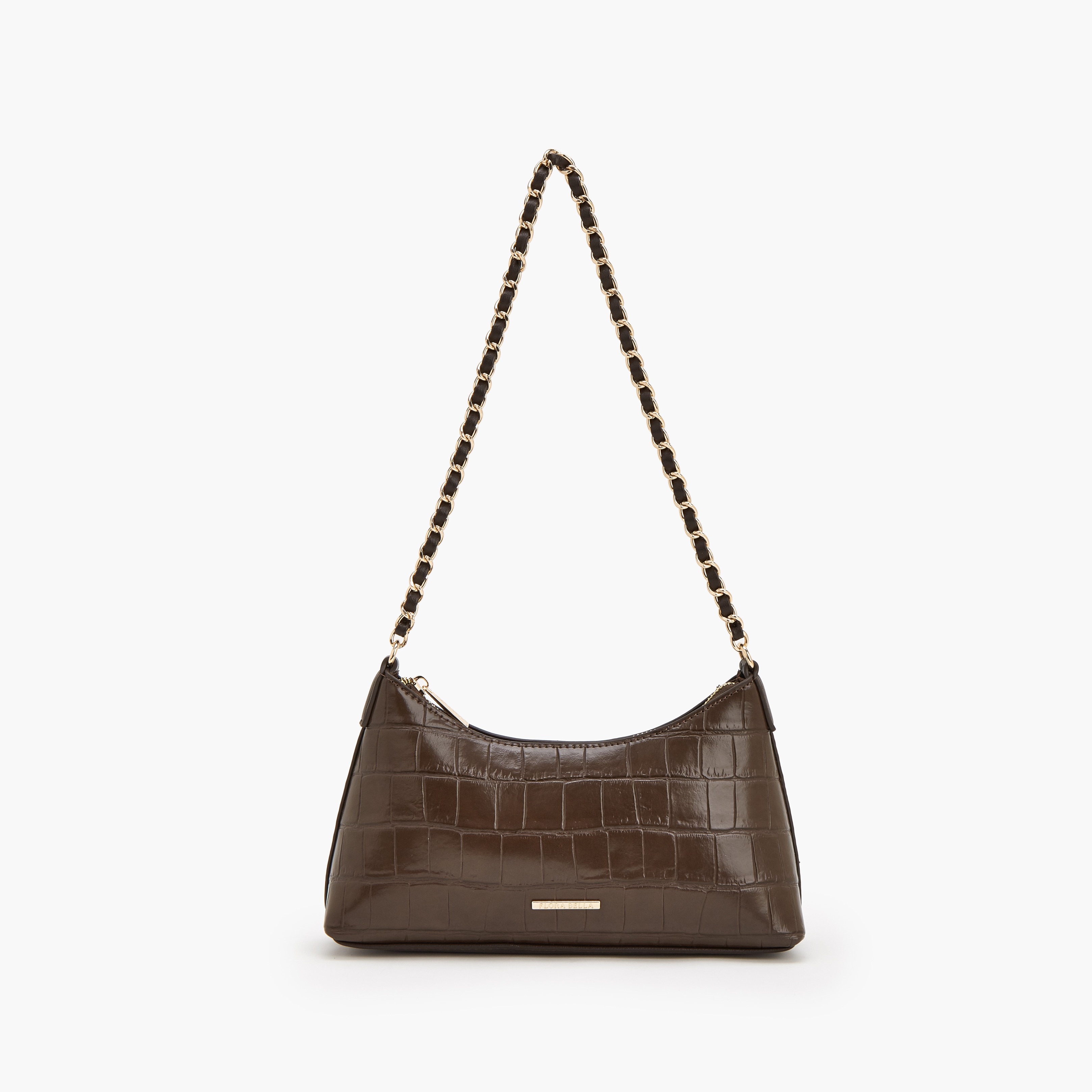شنطة كتف بارزة الملمس بحزام سلسلة من فلورا بيلا-women-bagsandwallets-handbags-image-1