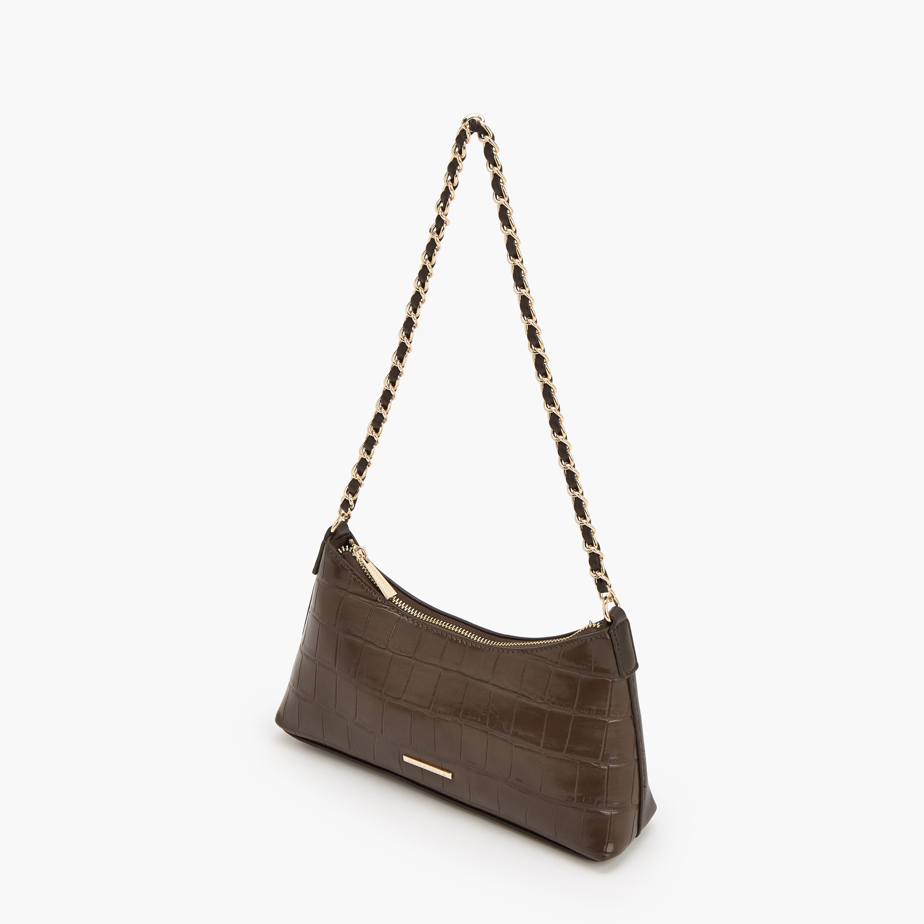 شنطة كتف بارزة الملمس بحزام سلسلة من فلورا بيلا-women-bagsandwallets-handbags-image-2