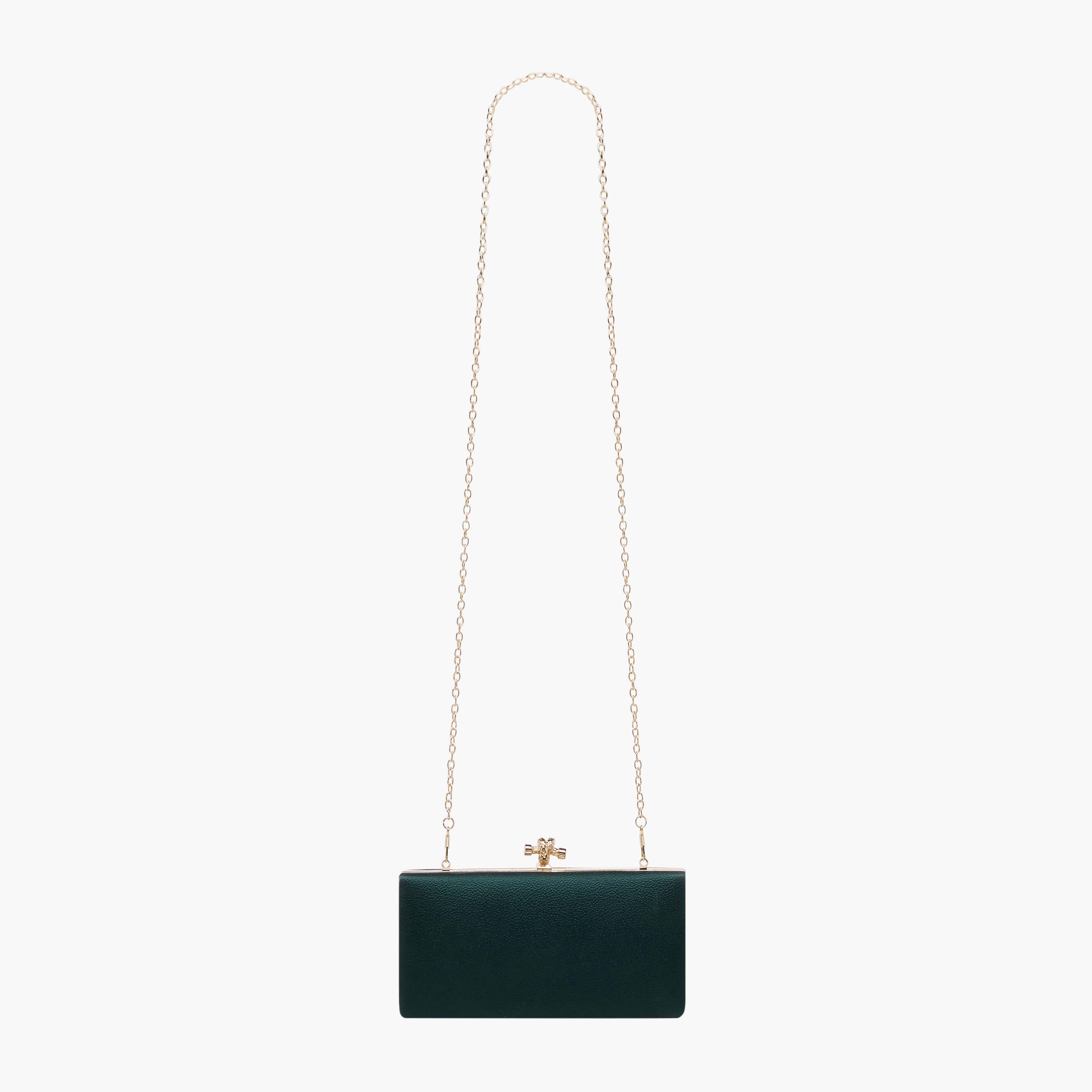 شنطة كلاتش سادة بحزام سلسلة من فلورا بيلا-women-bagsandwallets-handbags-image-3