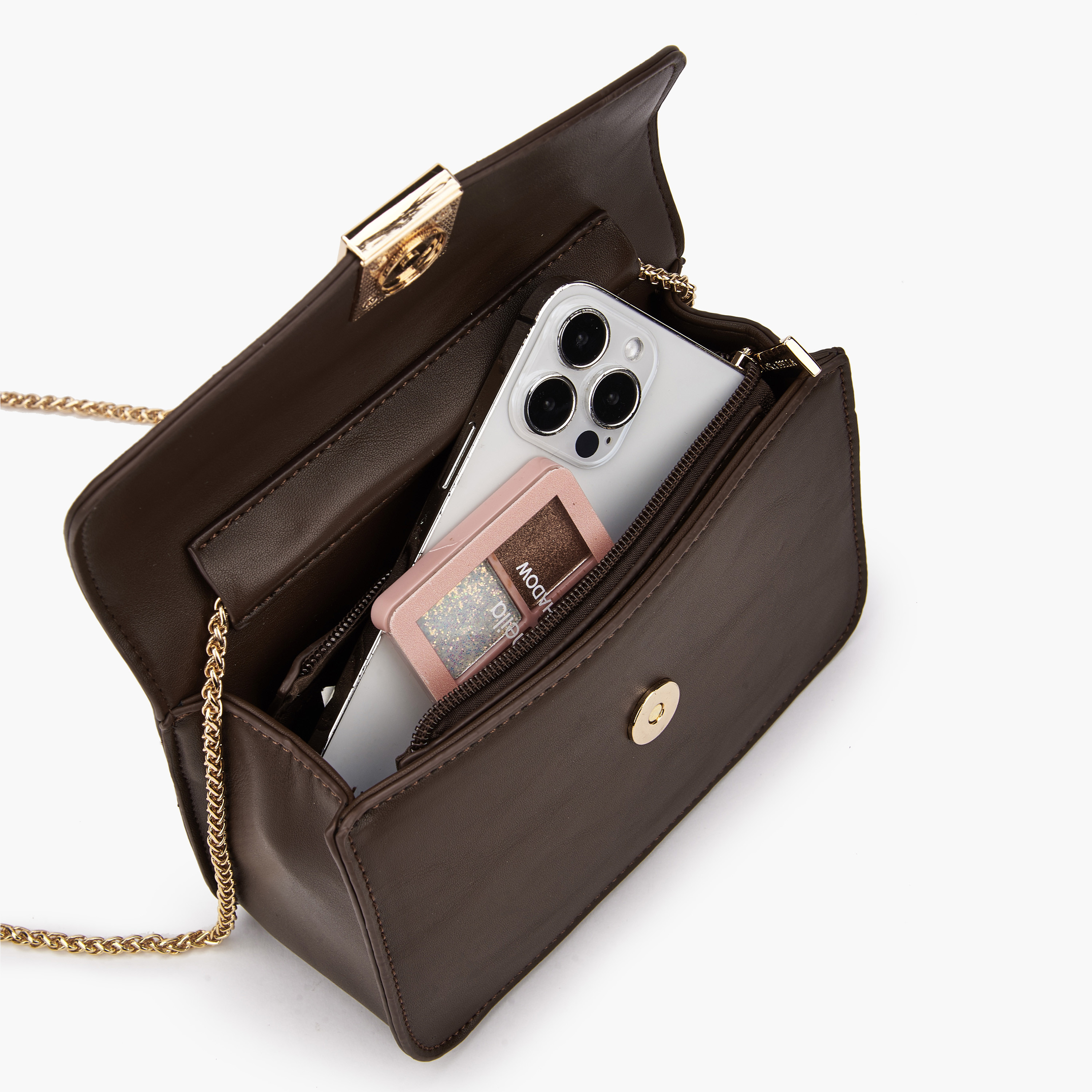 شنطة كروس بودي بزينة شعار مع حزام سلسلة من فلورا بيلا-women-bagsandwallets-handbags-image-8