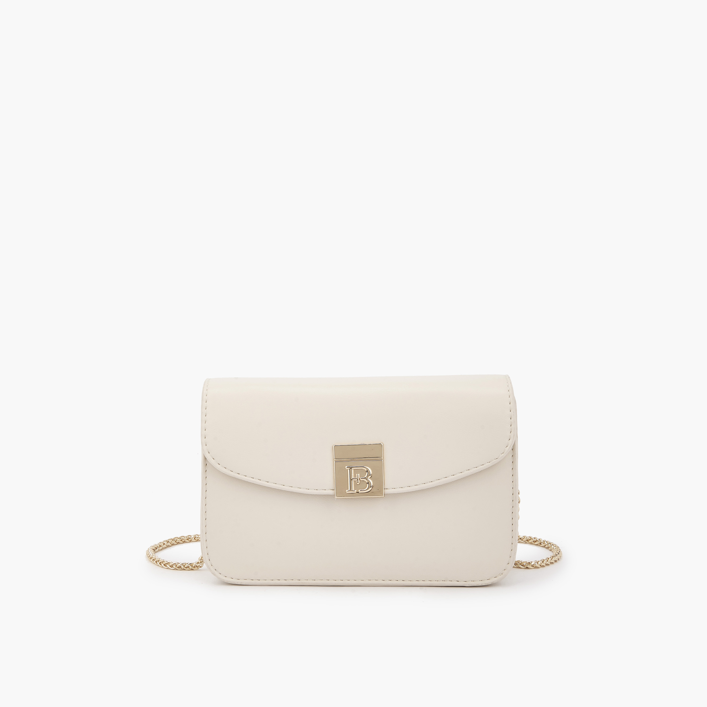 شنطة كروس بودي بزينة شعار مع حزام سلسلة من فلورا بيلا-women-bagsandwallets-handbags-image-1