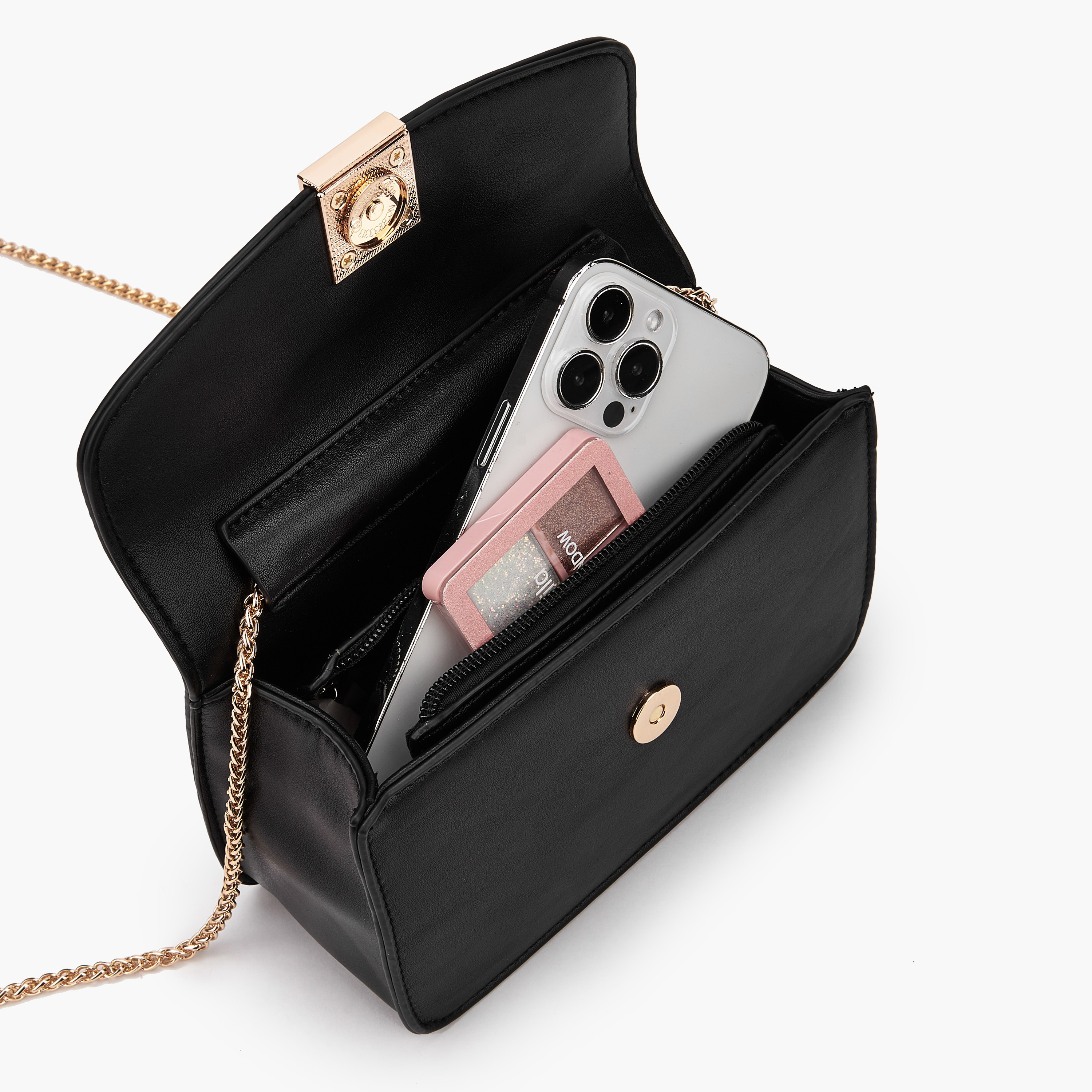 شنطة كروس بودي بزينة شعار مع حزام سلسلة من فلورا بيلا-women-bagsandwallets-handbags-image-8