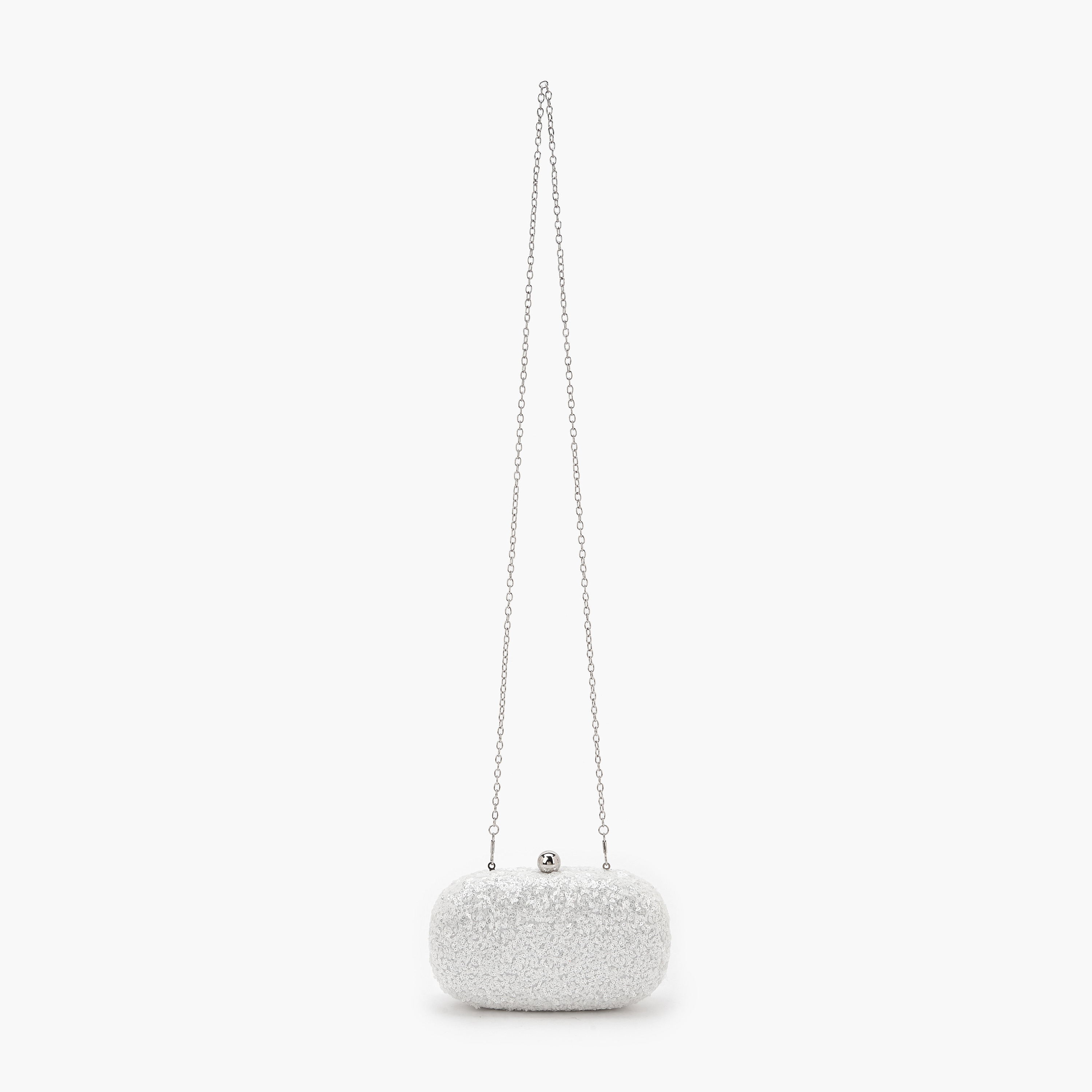 Flora Bella Sequin Embellished Clutch with Chain Strap-women-bagsandwallets-handbags-image-2