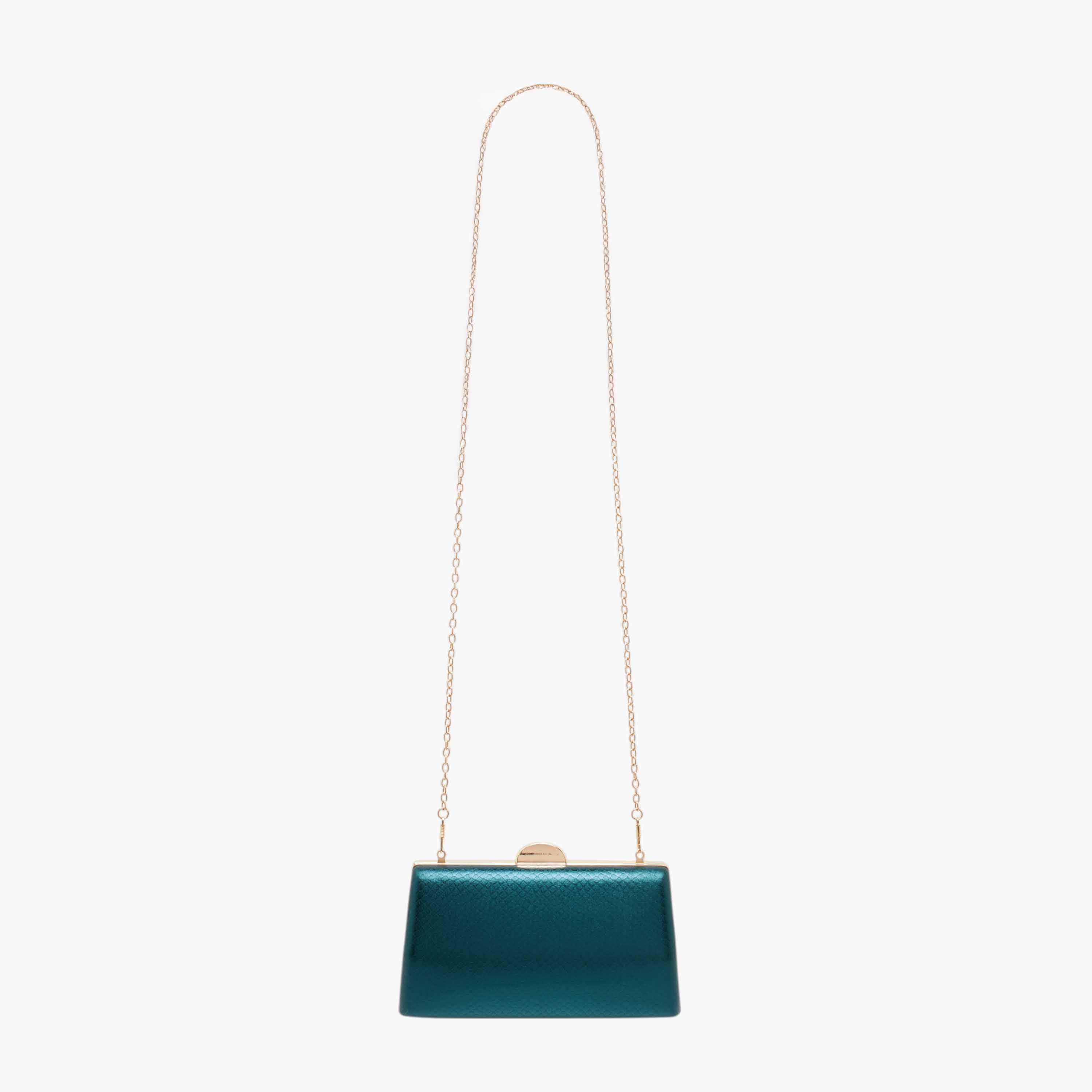 Flora Bella Textured Clutch with Flap Closure and Chain Strap-women-bagsandwallets-handbags-image-2