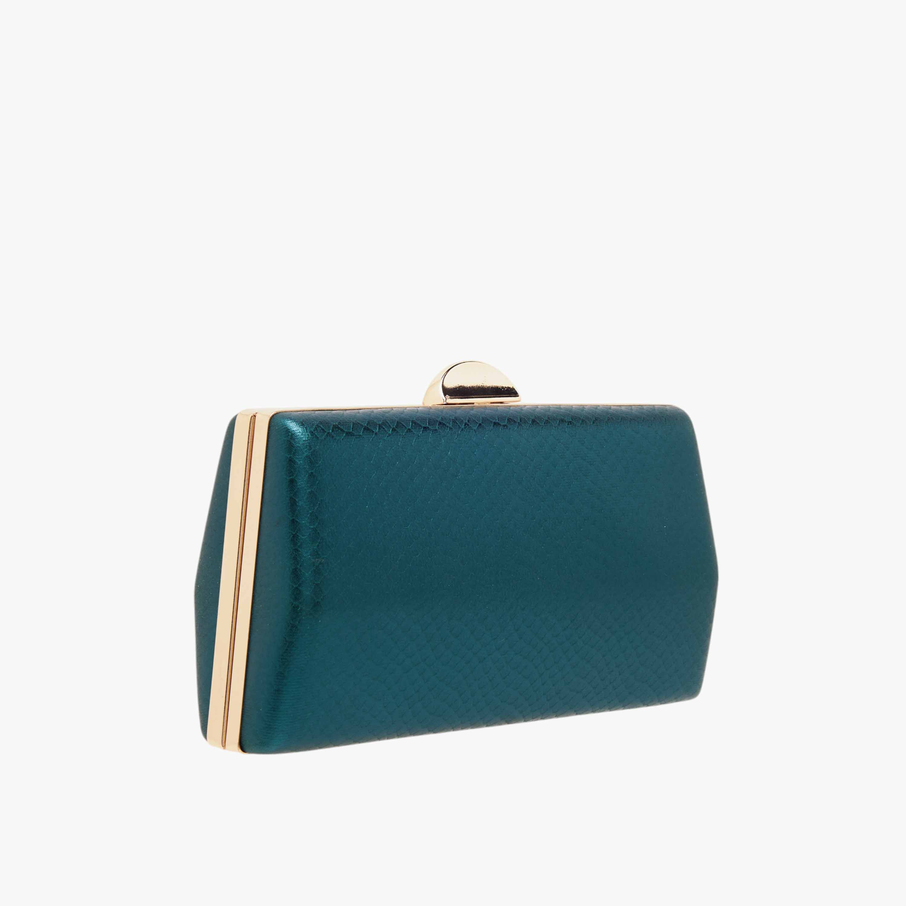 Flora Bella Textured Clutch with Flap Closure and Chain Strap-women-bagsandwallets-handbags-image-3