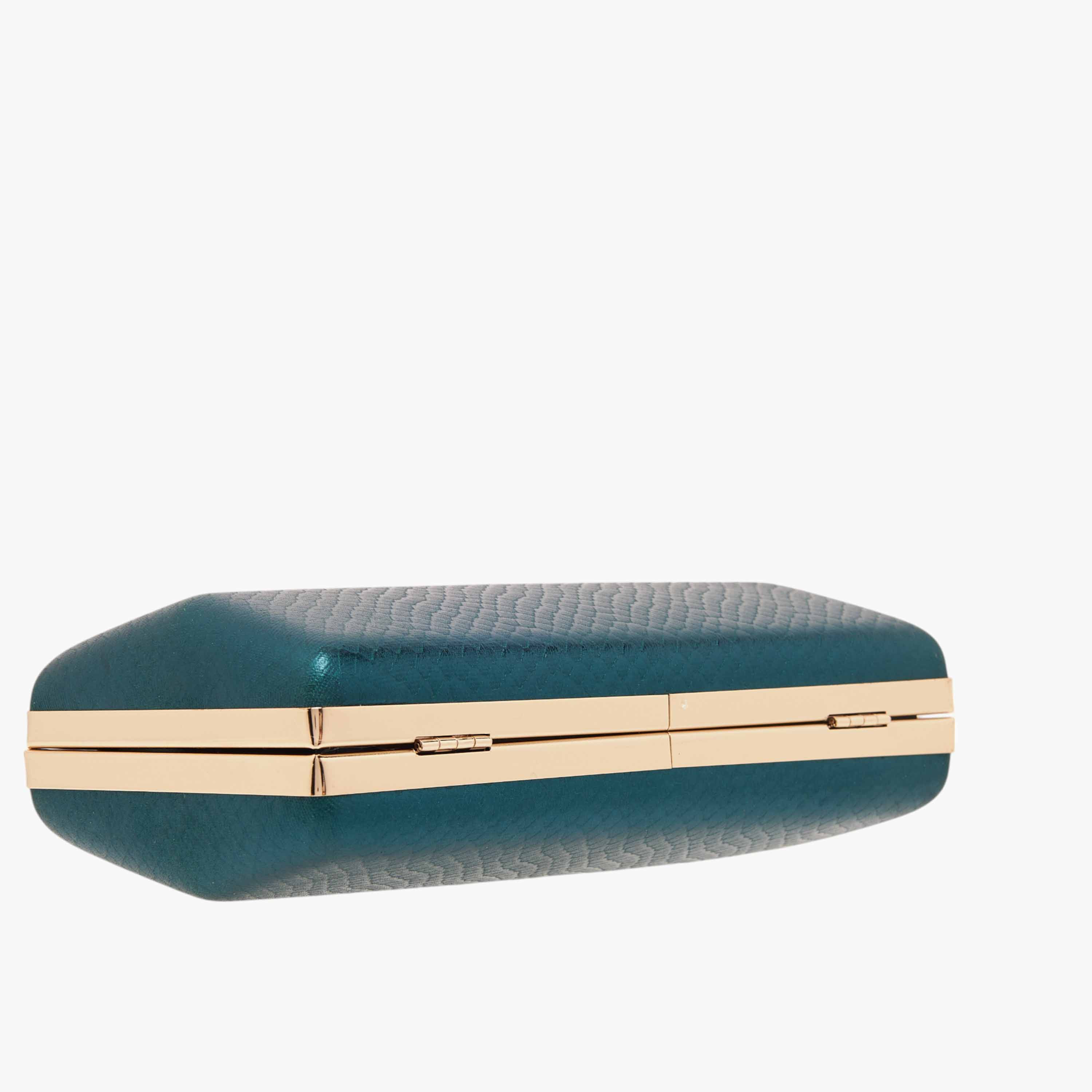 Flora Bella Textured Clutch with Flap Closure and Chain Strap-women-bagsandwallets-handbags-image-5