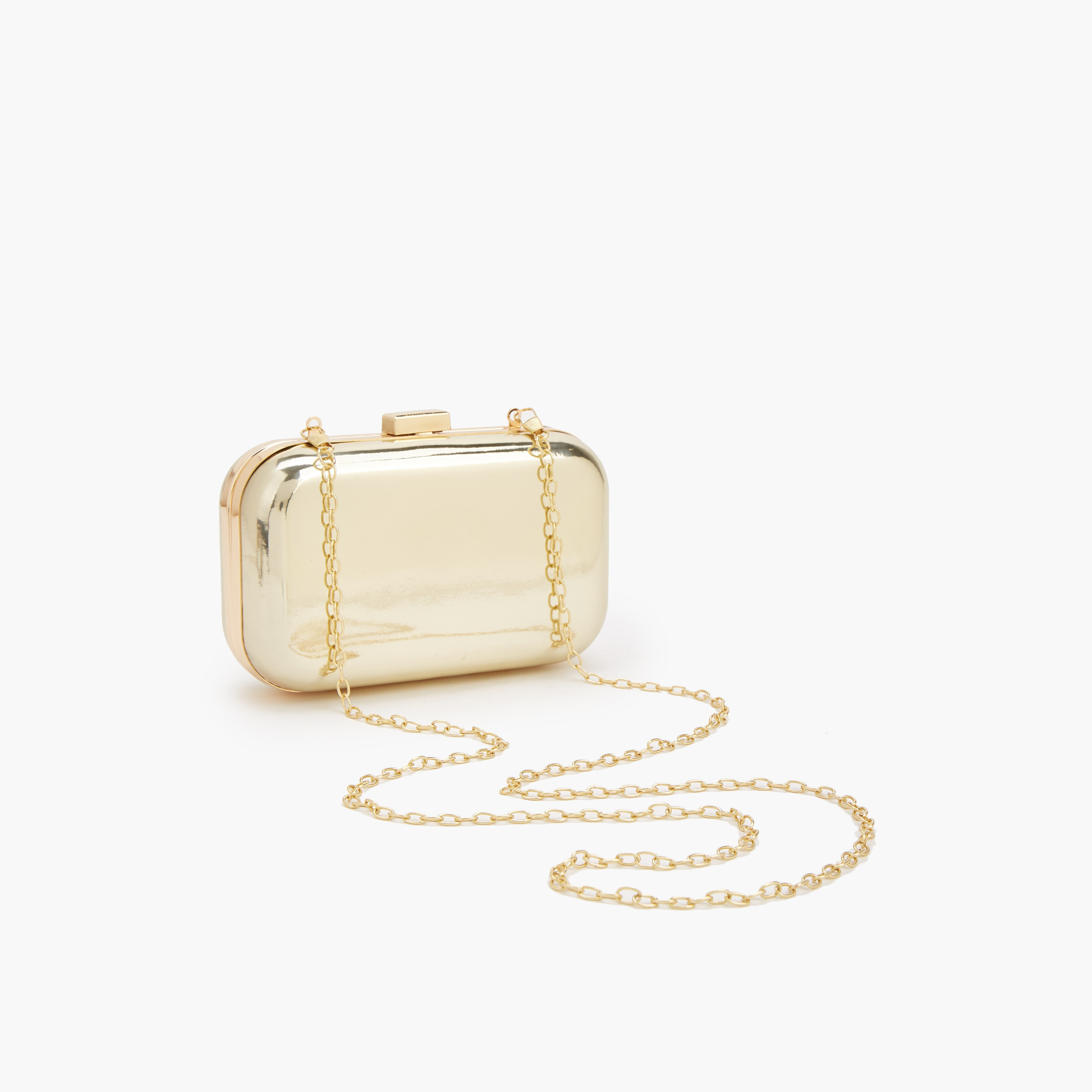 شنطة كلاتش ميتاليك بحزام كتف قابل للفصل من فلورا بيلا-women-bagsandwallets-handbags-image-5