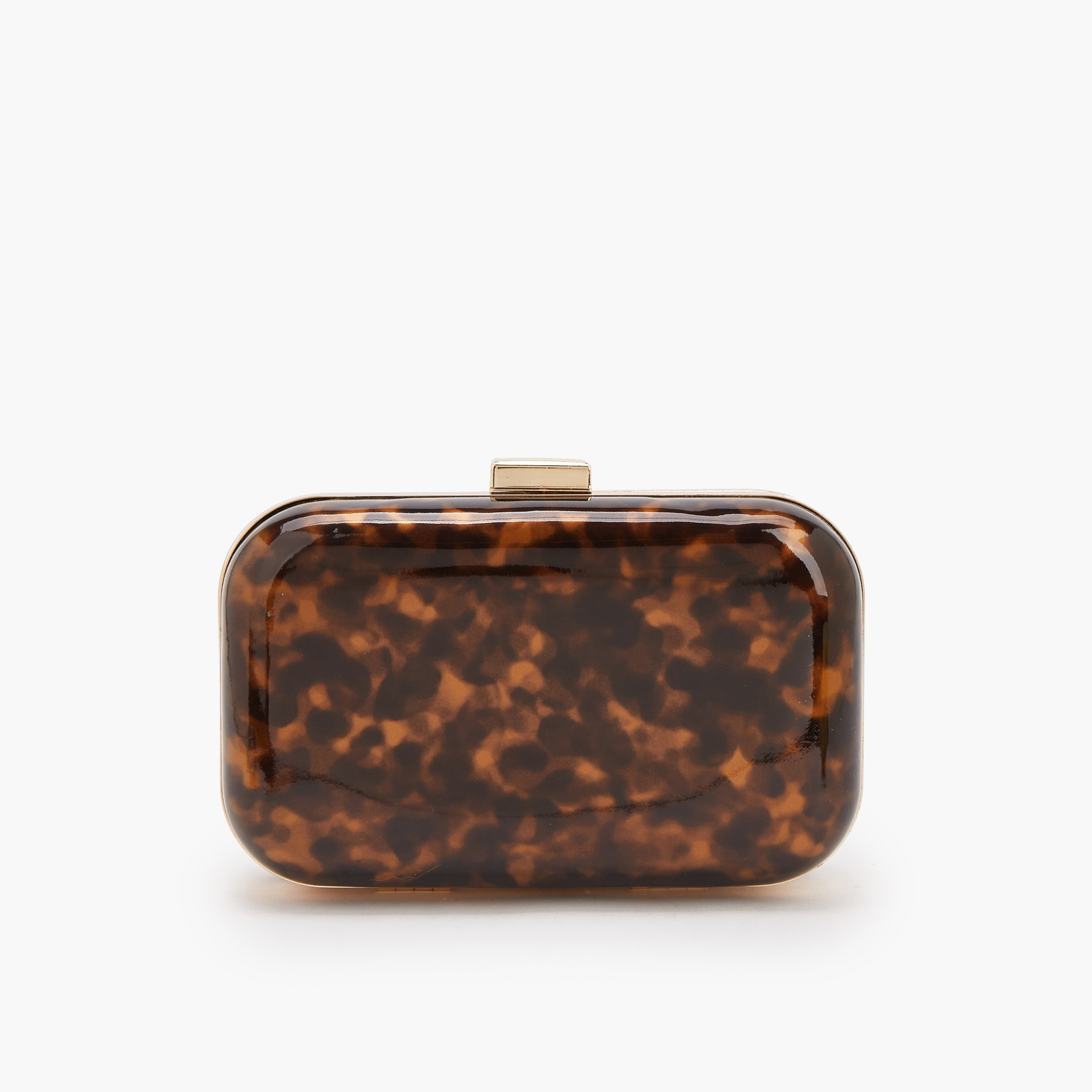 شنطة كلاتش بحزام سلسلة قابل للفصل وطبعات من فلورا بيلا-women-bagsandwallets-handbags-image-1
