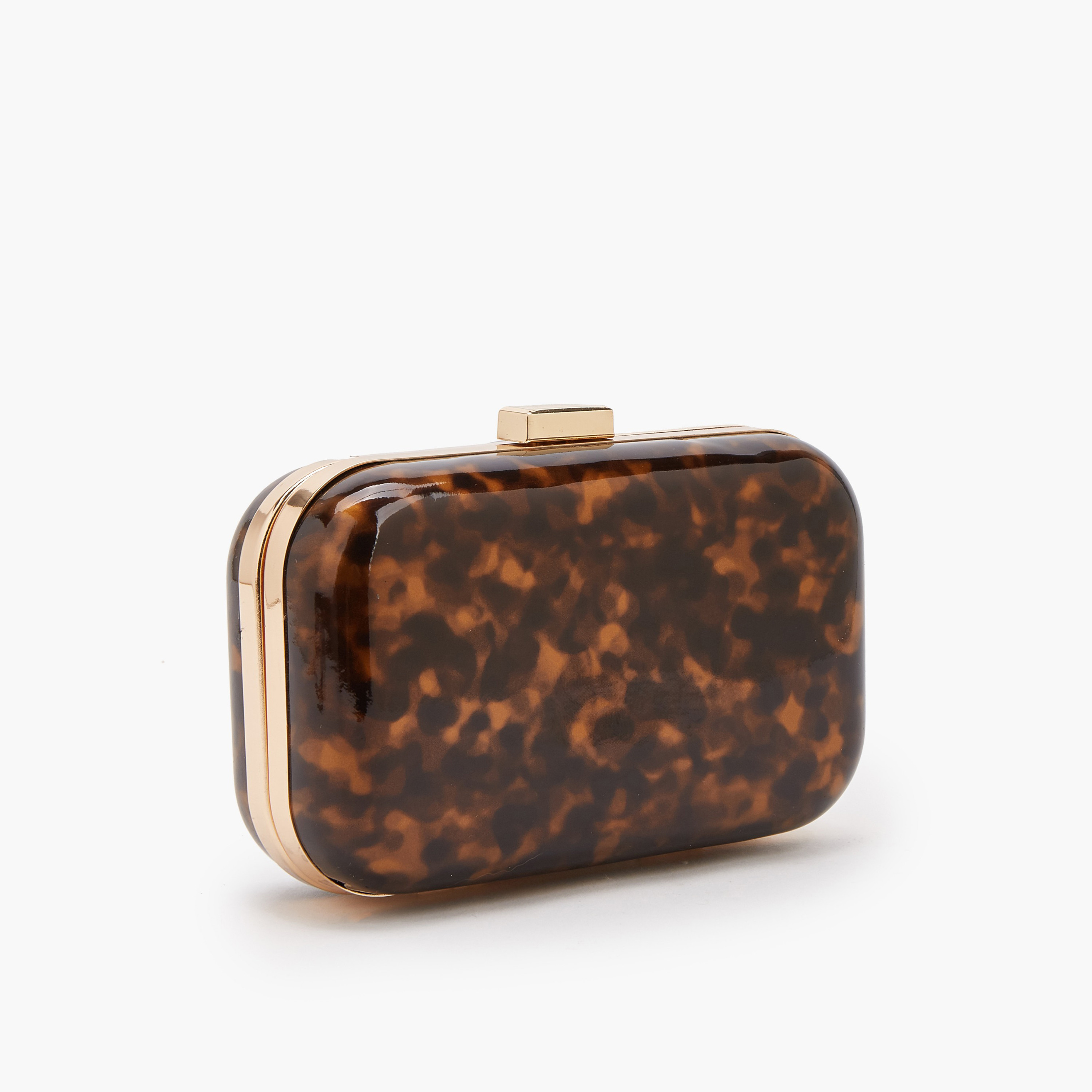 شنطة كلاتش بحزام سلسلة قابل للفصل وطبعات من فلورا بيلا-women-bagsandwallets-handbags-image-3