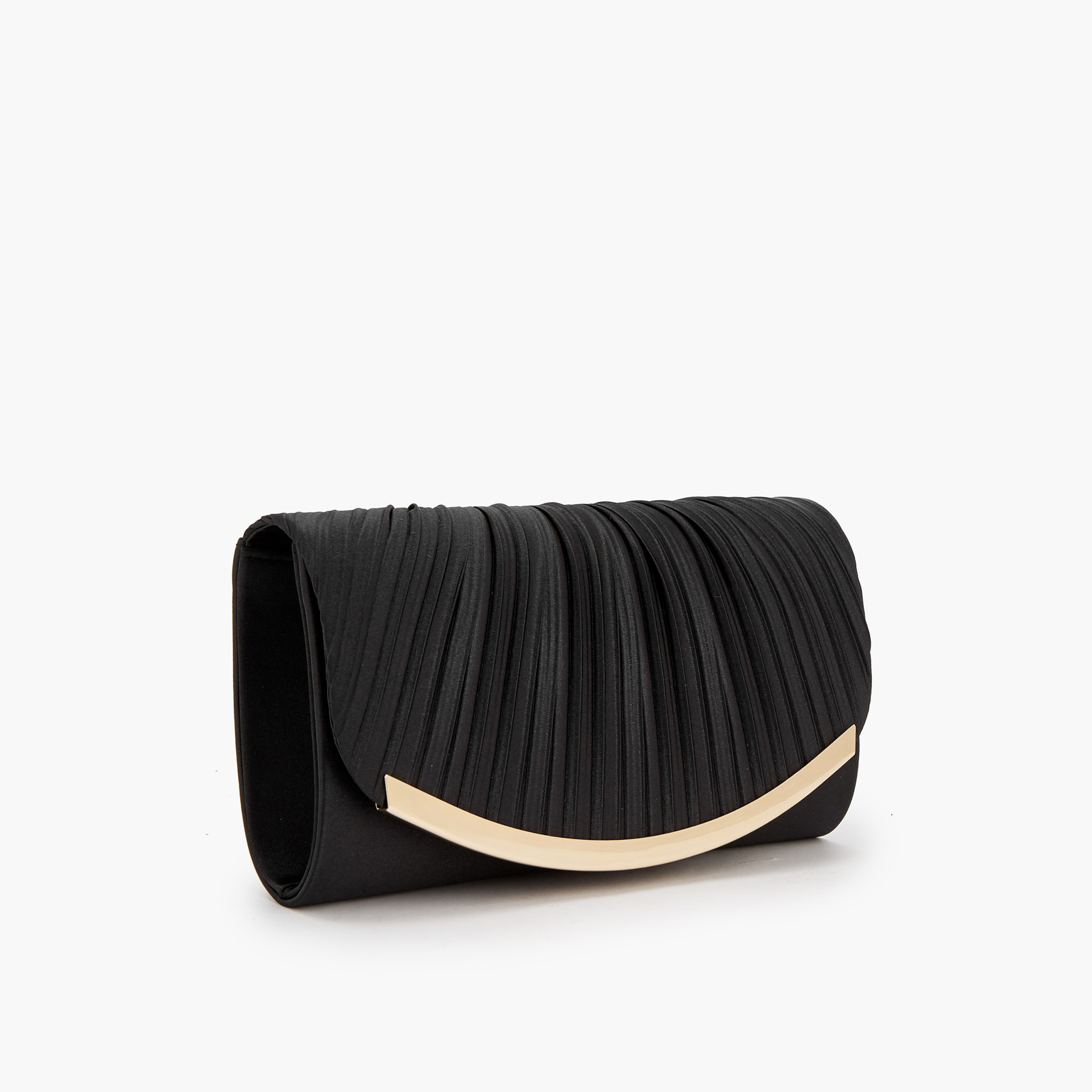 شنطة كلاتش بكسرات وحزام سلسلة قابل للفصل من فلورا بيلا-women-bagsandwallets-handbags-image-3