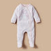 Juniors Striped Sleepsuit with Long Sleeves and Button Closure-Sleepsuits-thumbnail-0