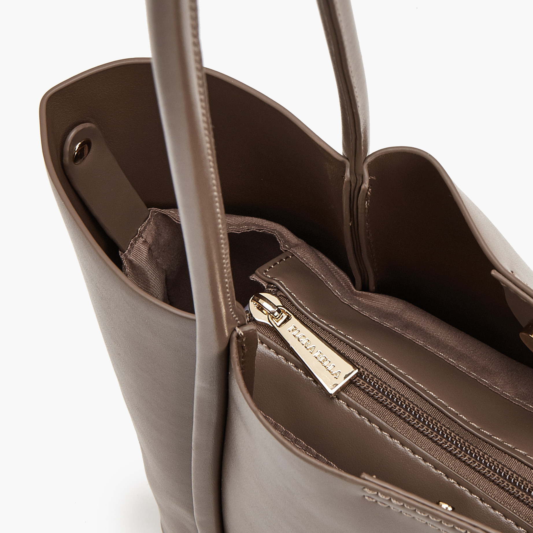 شنطة توتي سادة بمقابض مزدوجة من فلورا بيلا-women-bagsandwallets-handbags-image-5