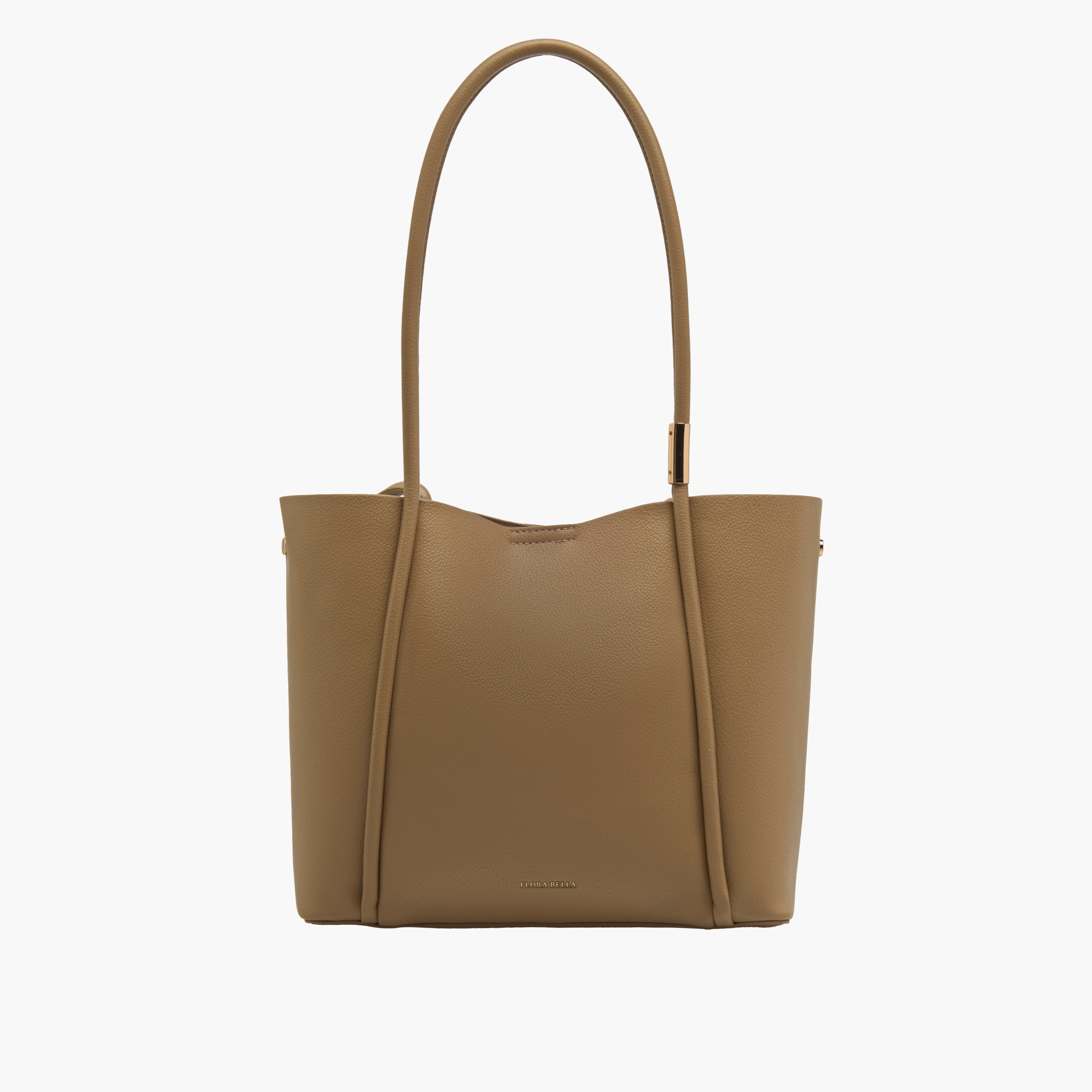 Flora Bella Monotone Tote Bag with Zip Closure-women-bagsandwallets-handbags-image-1