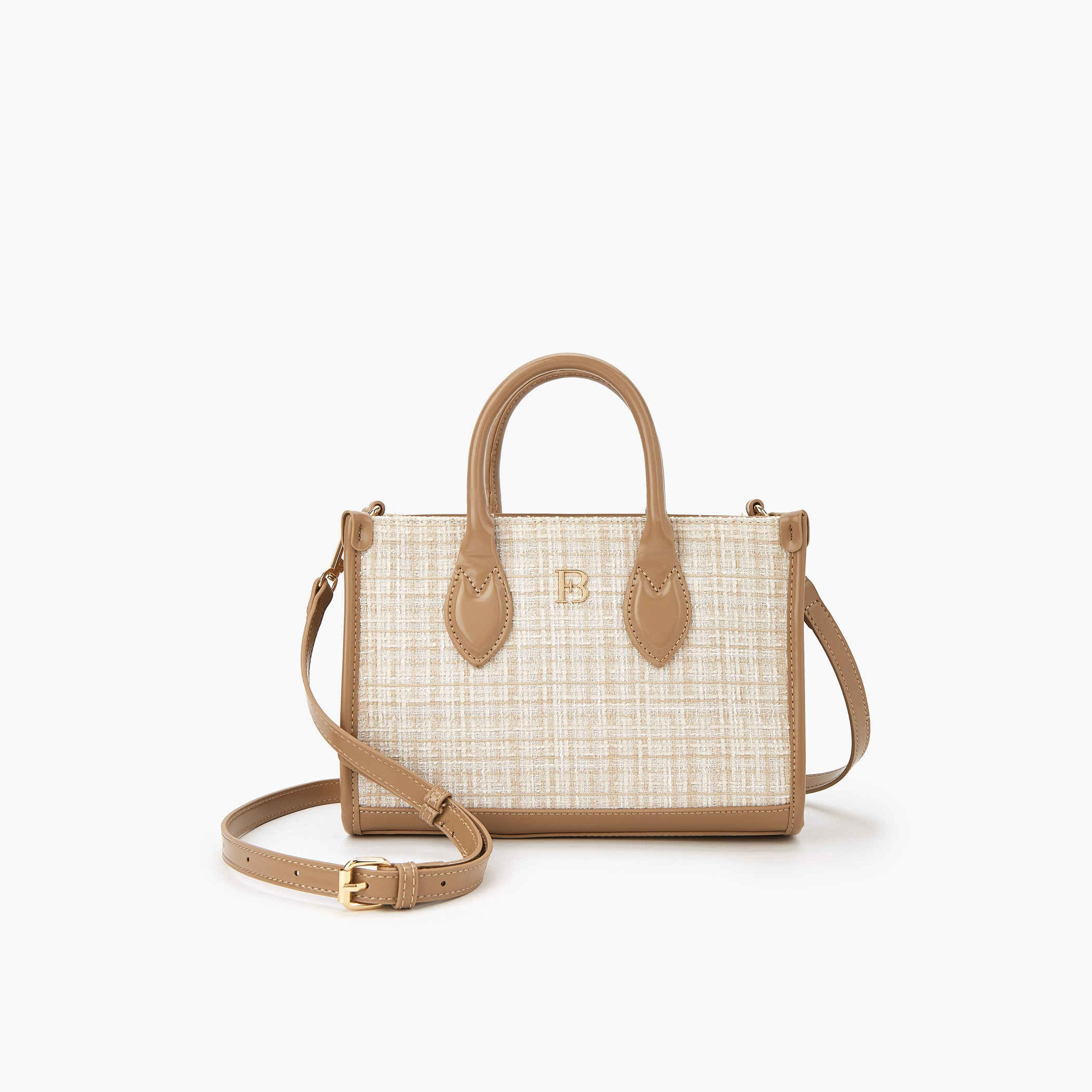 شنطة توتي بارزة الملمس بسحاب إغلاق وحزام قابل للفصل من فلورا بيلا-women-bagsandwallets-handbags-image-1