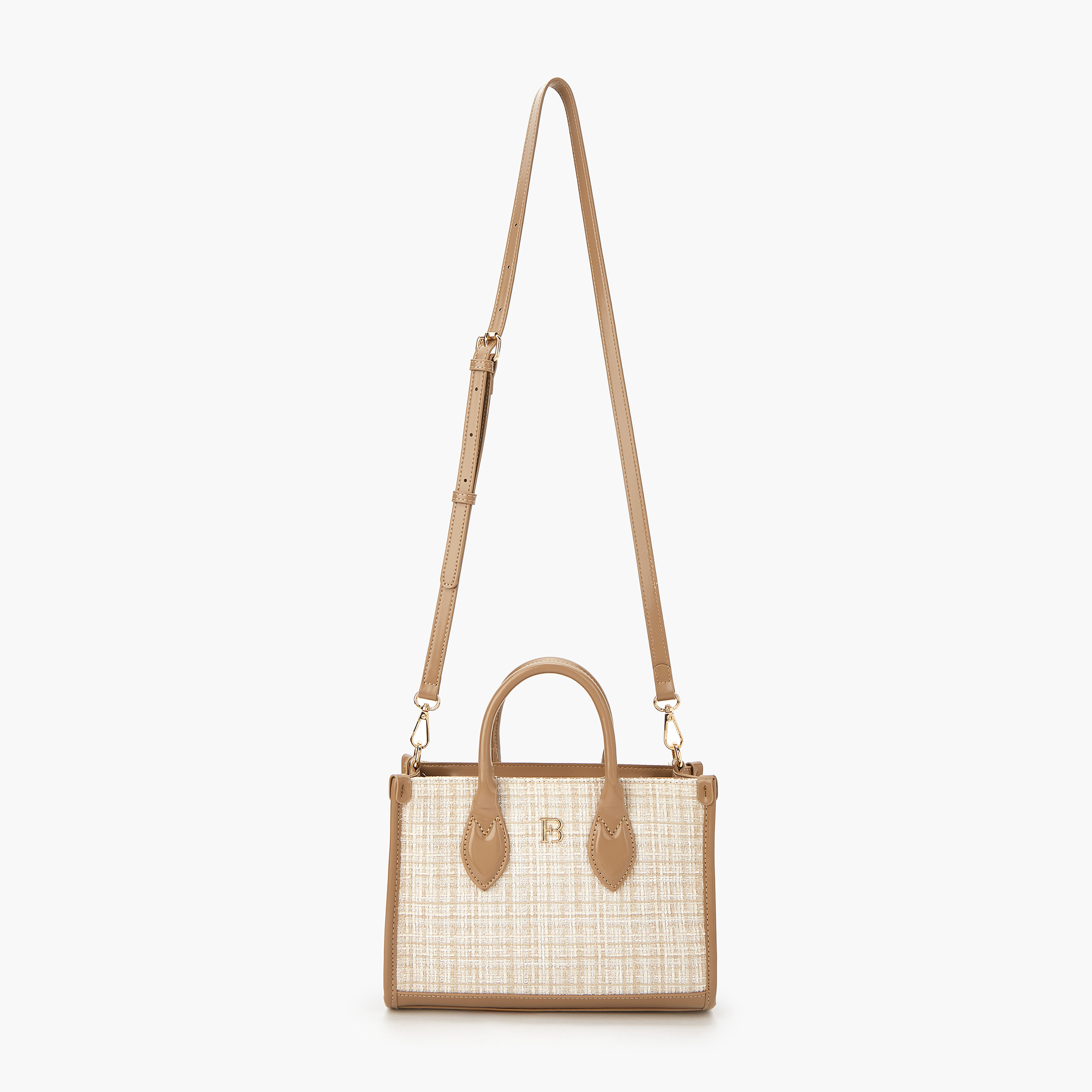 شنطة توتي بارزة الملمس بسحاب إغلاق وحزام قابل للفصل من فلورا بيلا-women-bagsandwallets-handbags-image-2